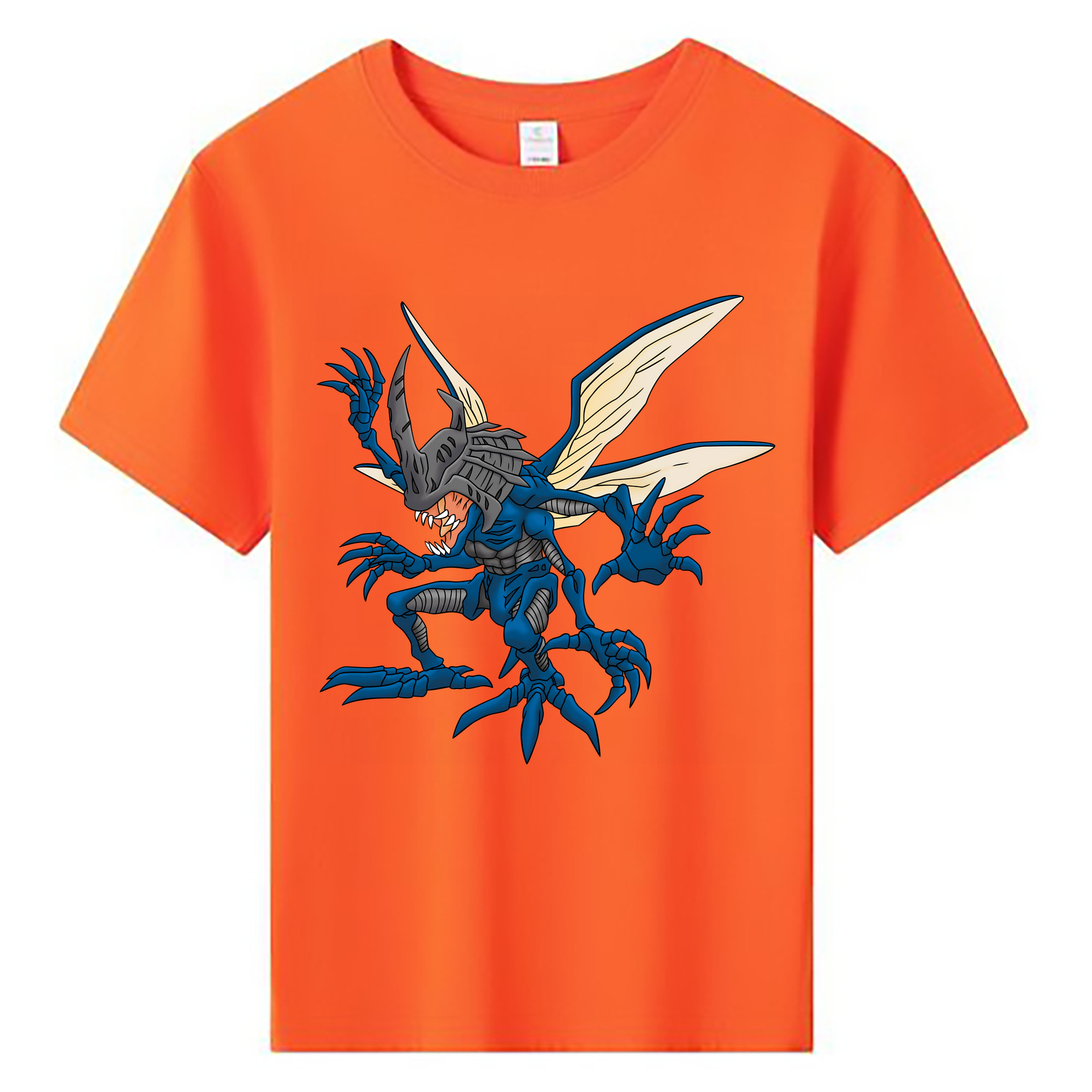 （画像用） Digimon デジタルモンスター/デジモン 綿100％キッズTシャツ（フロントプリント）