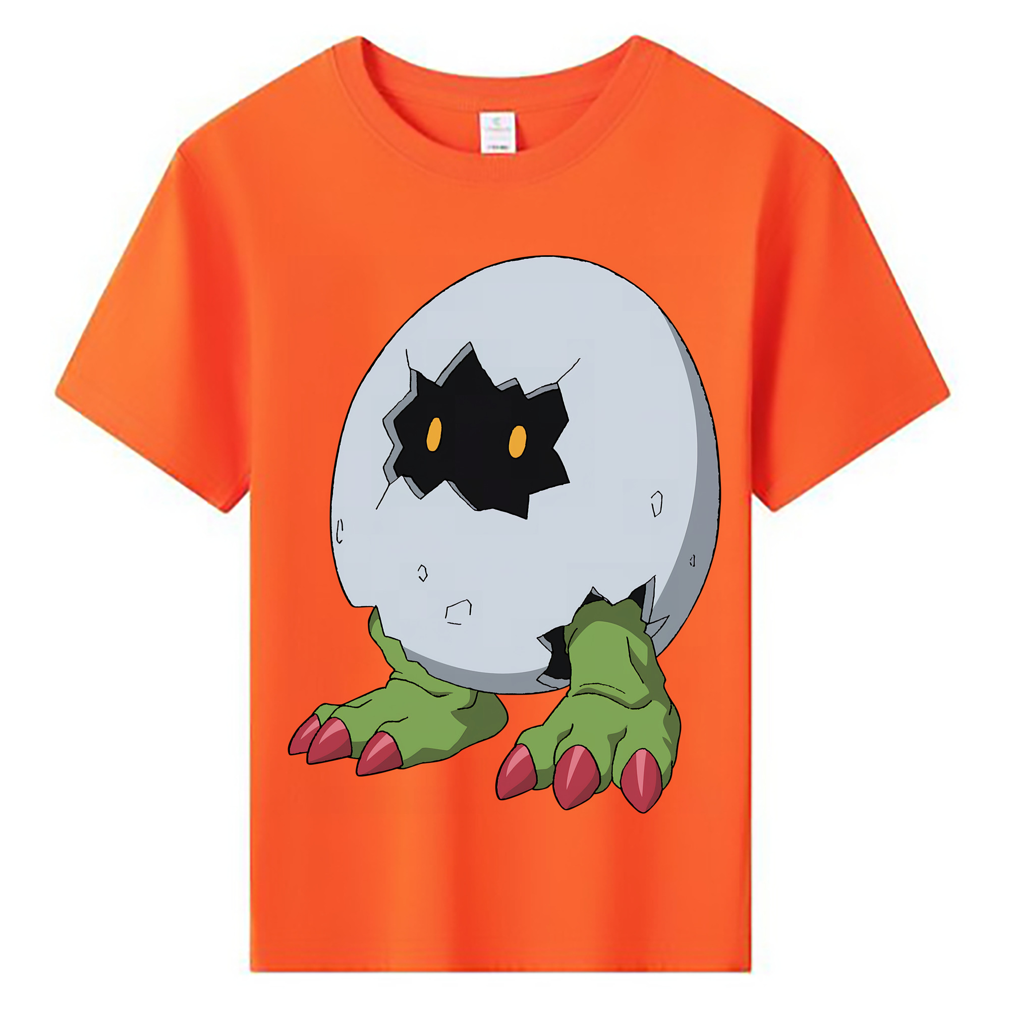 （画像用） Digimon デジタルモンスター/デジモン 綿100％キッズTシャツ（フロントプリント）