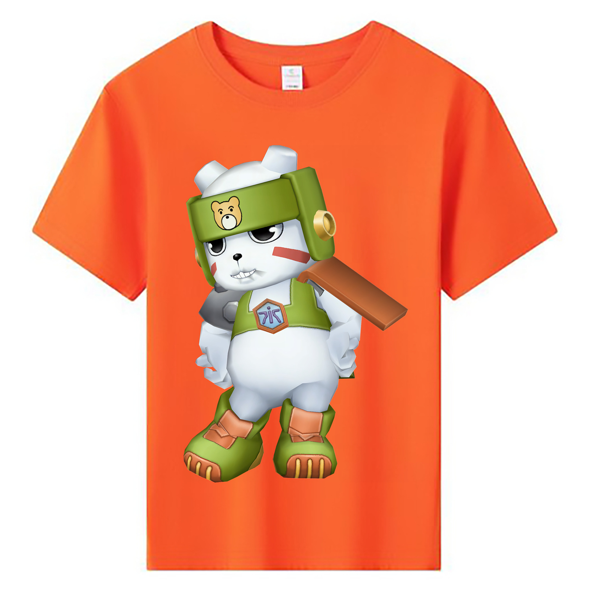 （画像用） Digimon デジタルモンスター/デジモン 綿100％キッズTシャツ（フロントプリント）