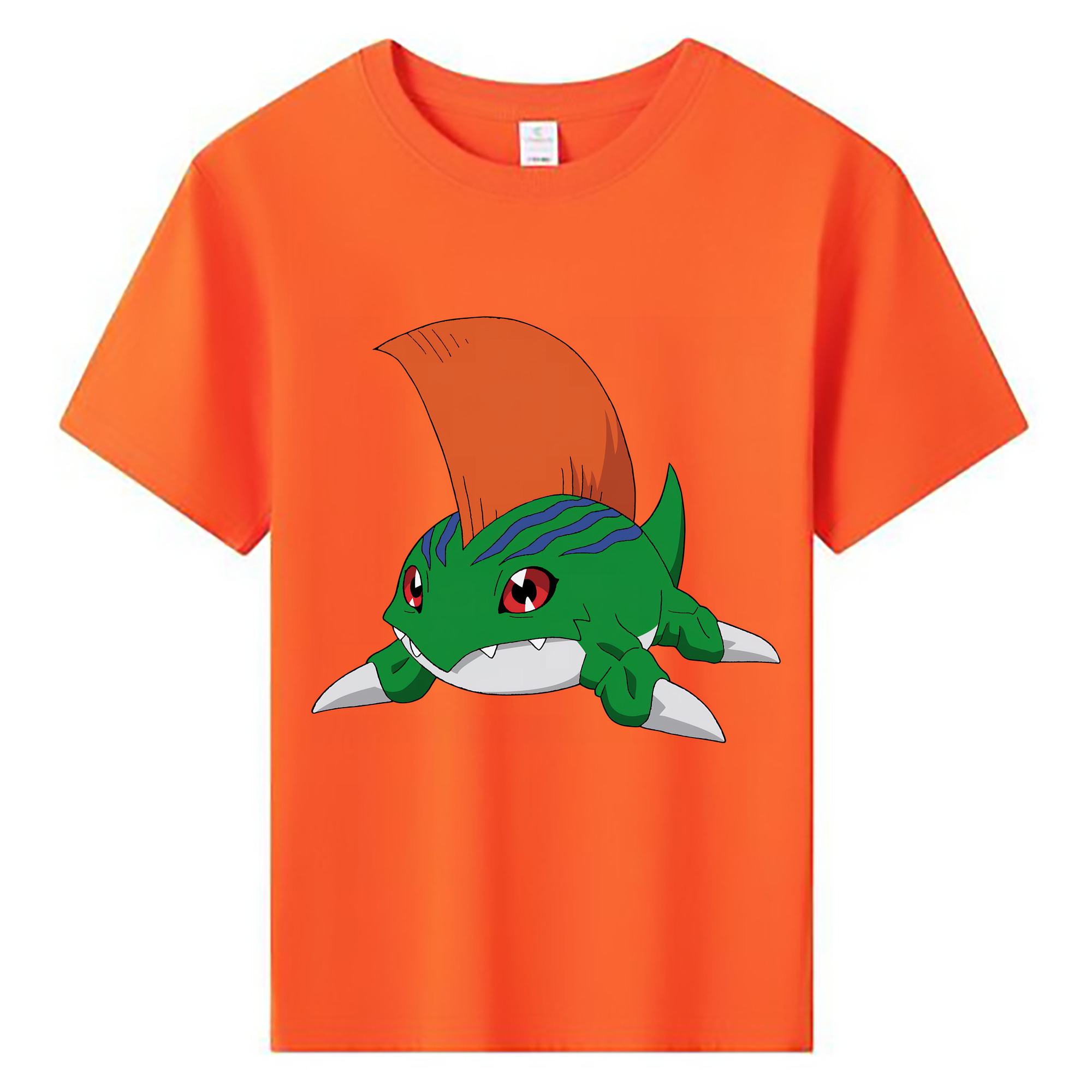 （画像用） Digimon デジタルモンスター/デジモン 綿100％キッズTシャツ（フロントプリント）