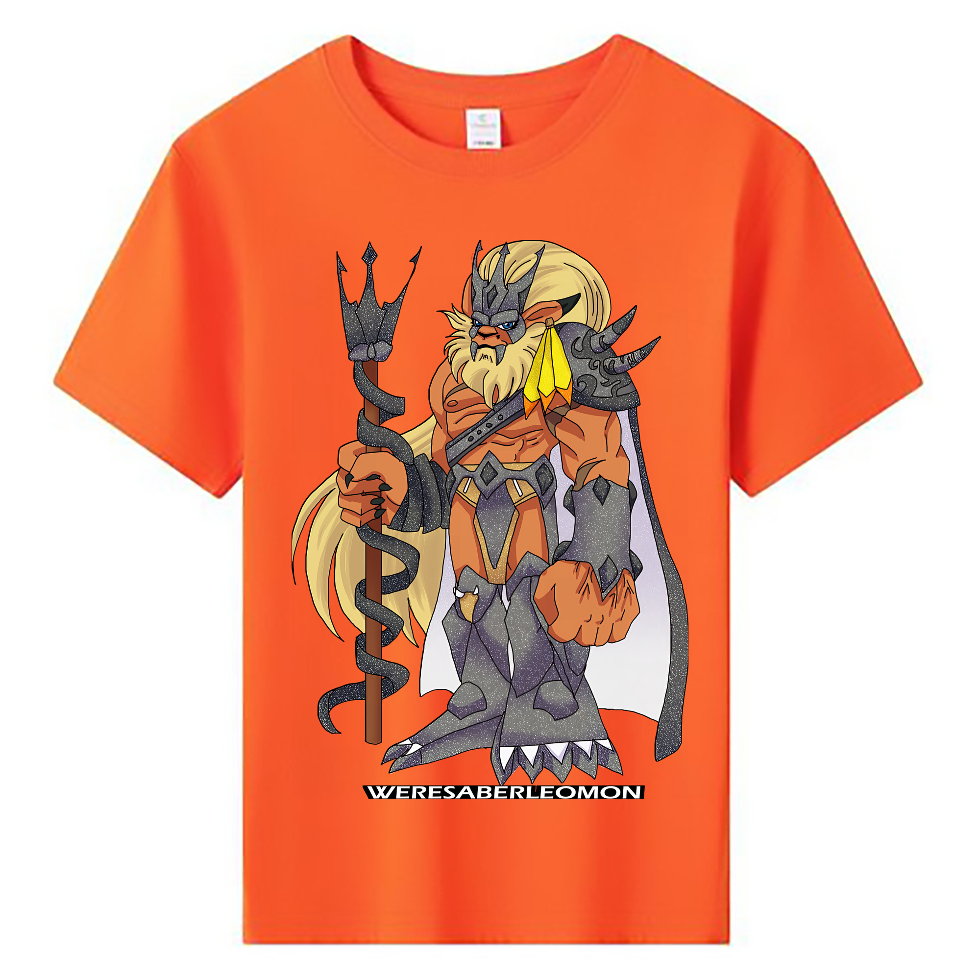 （画像用） Digimon デジタルモンスター/デジモン 綿100％キッズTシャツ（フロントプリント）
