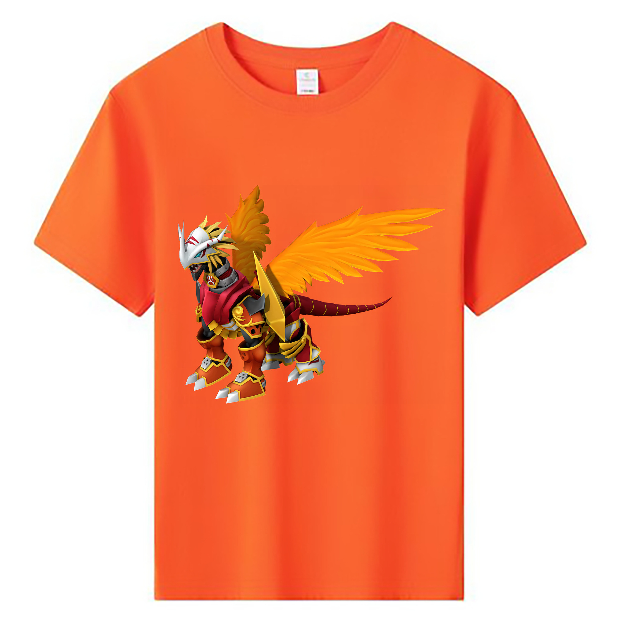 （画像用） Digimon デジタルモンスター/デジモン 綿100％キッズTシャツ（フロントプリント）