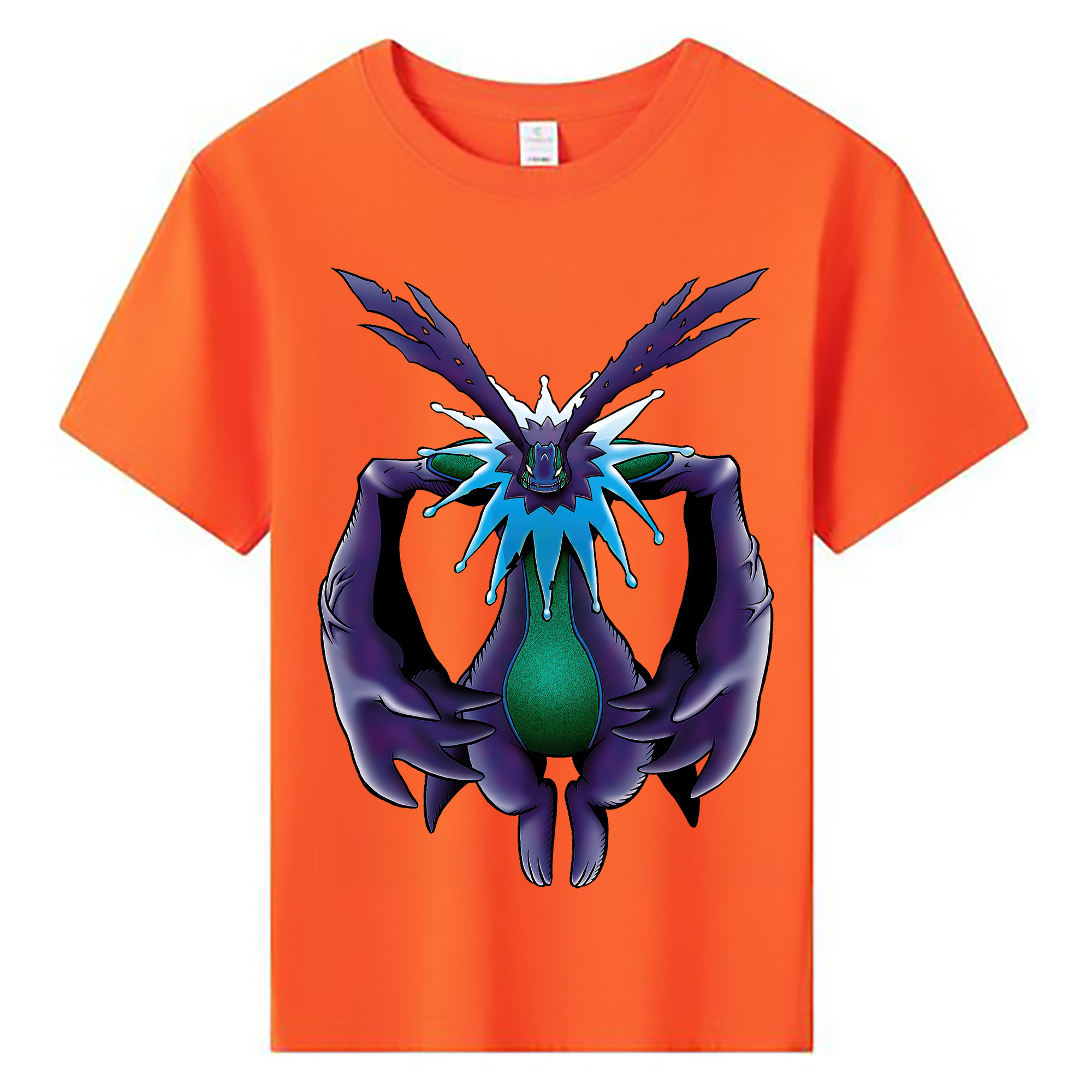 （画像用） Digimon デジタルモンスター/デジモン 綿100％キッズTシャツ（フロントプリント）