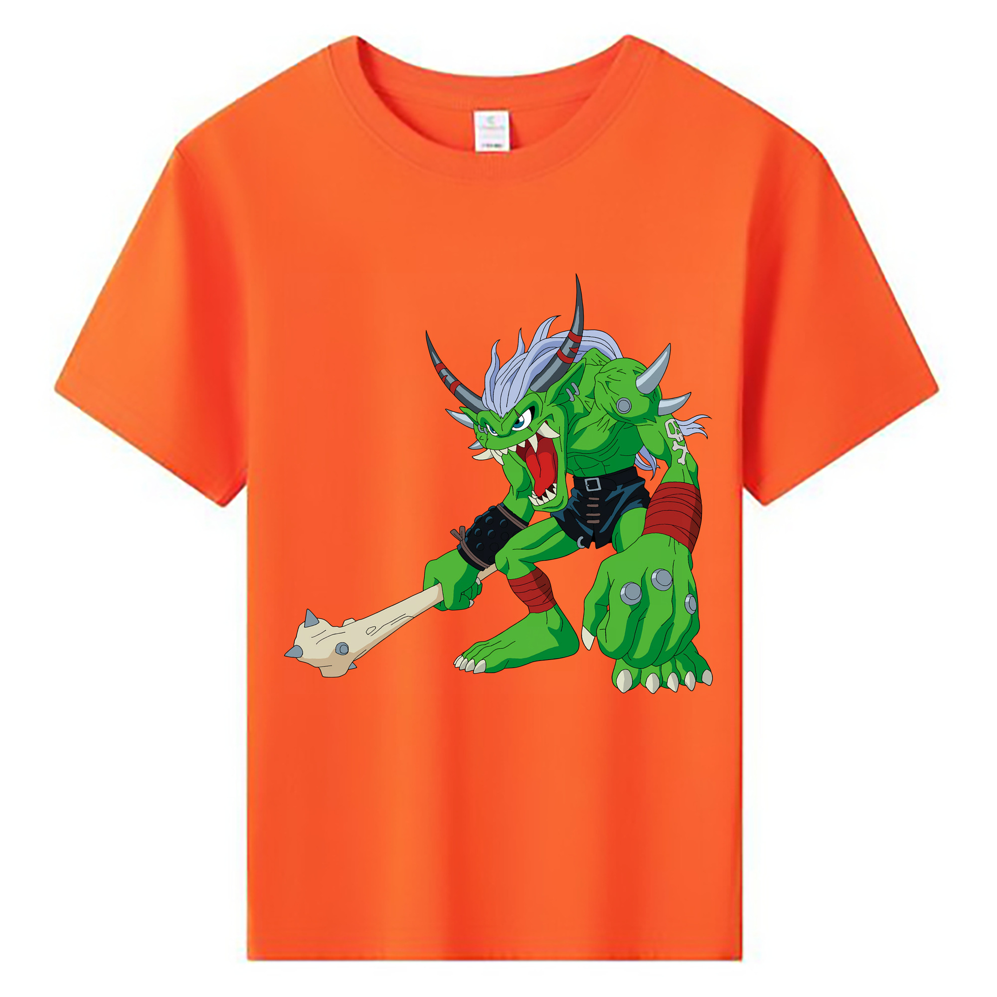 （画像用） Digimon デジタルモンスター/デジモン 綿100％キッズTシャツ（フロントプリント）