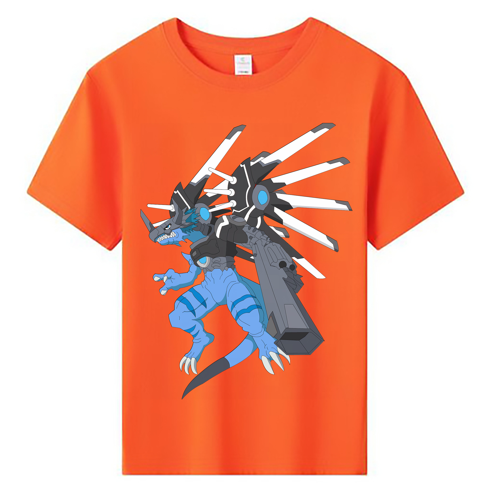 （画像用） Digimon デジタルモンスター/デジモン 綿100％キッズTシャツ（フロントプリント）