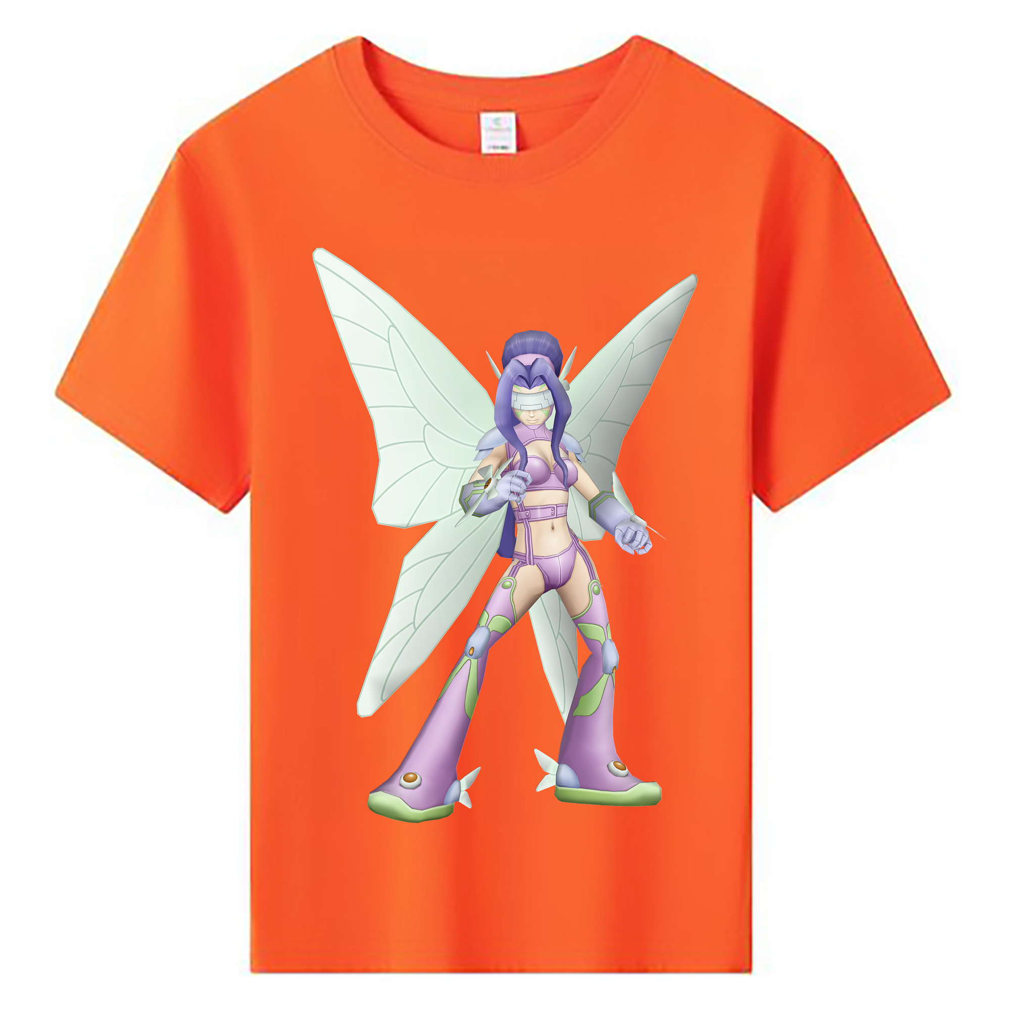 （画像用） Digimon デジタルモンスター/デジモン 綿100％キッズTシャツ（フロントプリント）