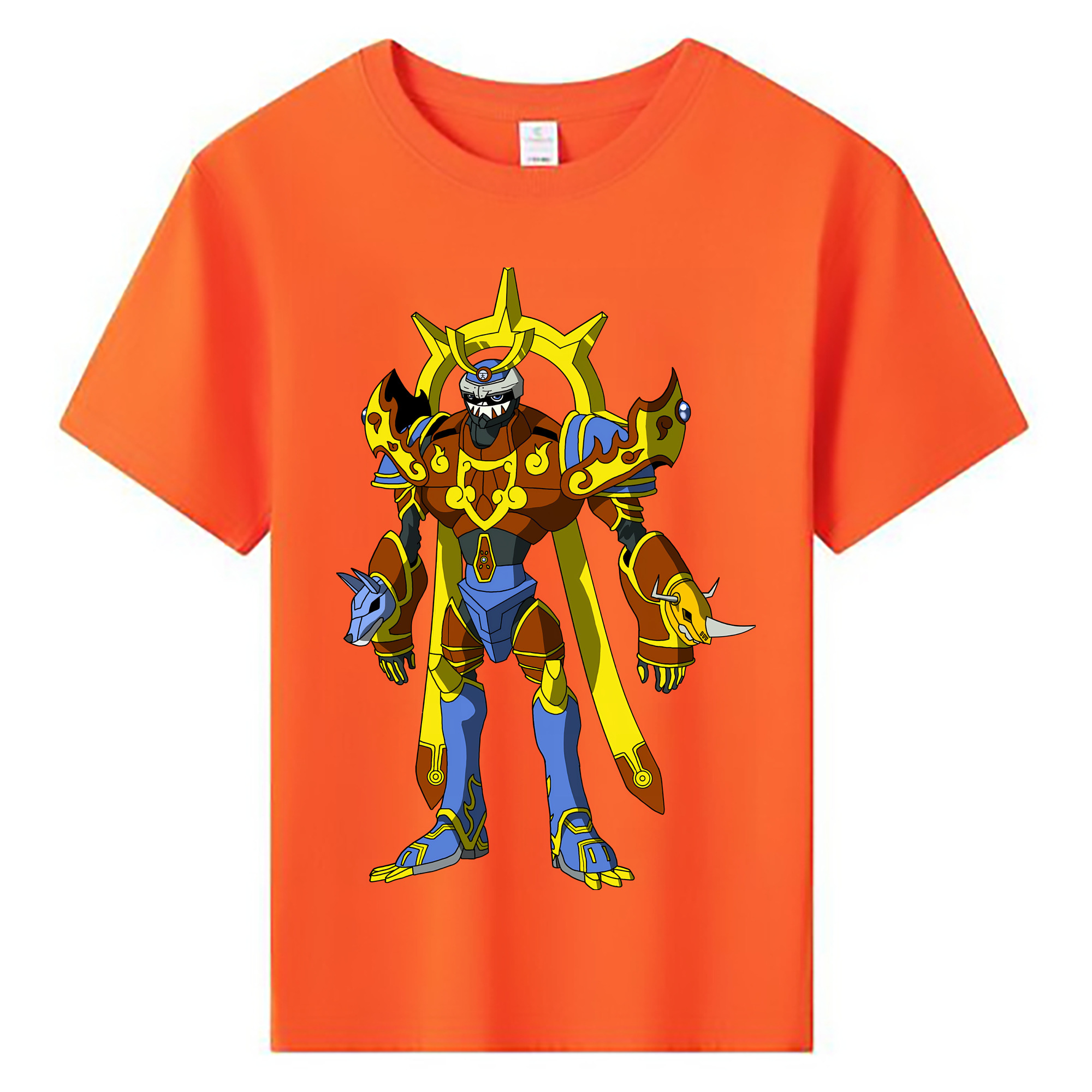 （画像用） Digimon デジタルモンスター/デジモン 綿100％キッズTシャツ（フロントプリント）