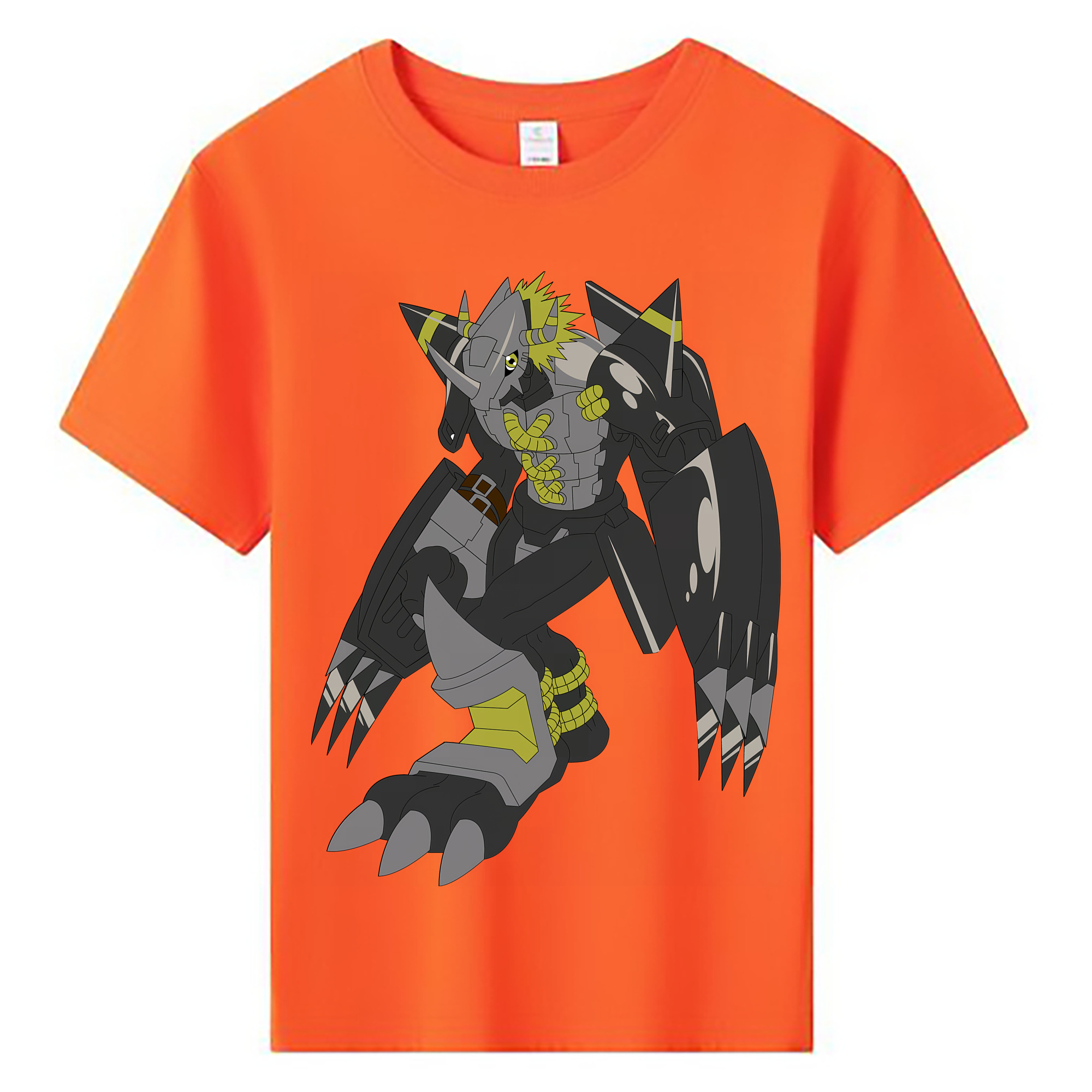 （画像用） Digimon デジタルモンスター/デジモン 綿100％キッズTシャツ（フロントプリント）