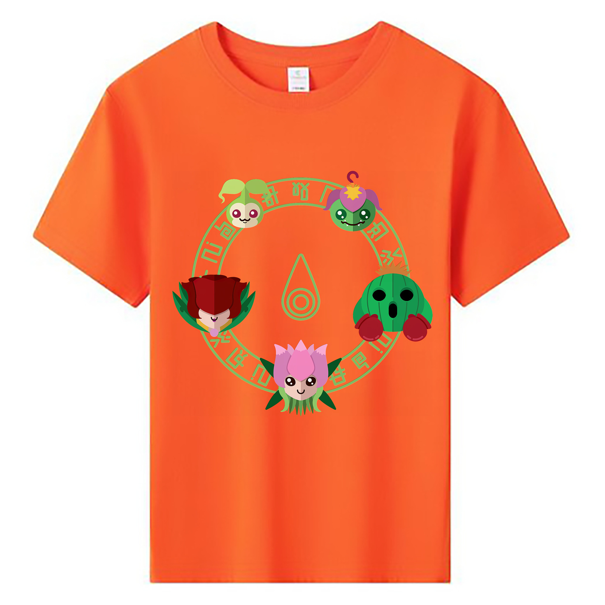 （画像用） Digimon デジタルモンスター/デジモン 綿100％キッズTシャツ（フロントプリント）