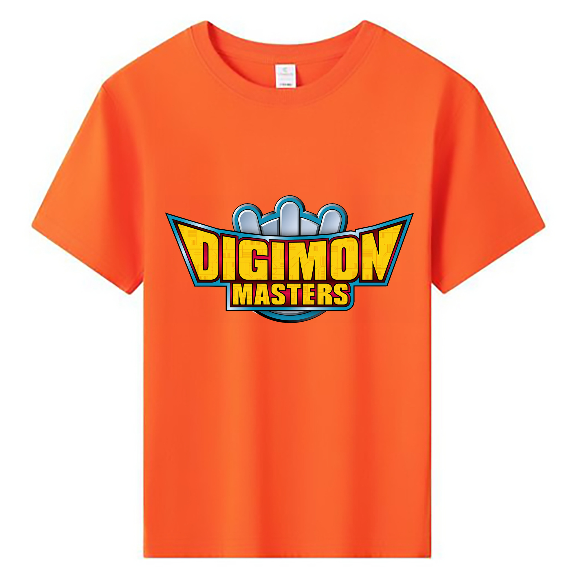 （画像用） Digimon デジタルモンスター/デジモン 綿100％キッズTシャツ（フロントプリント）