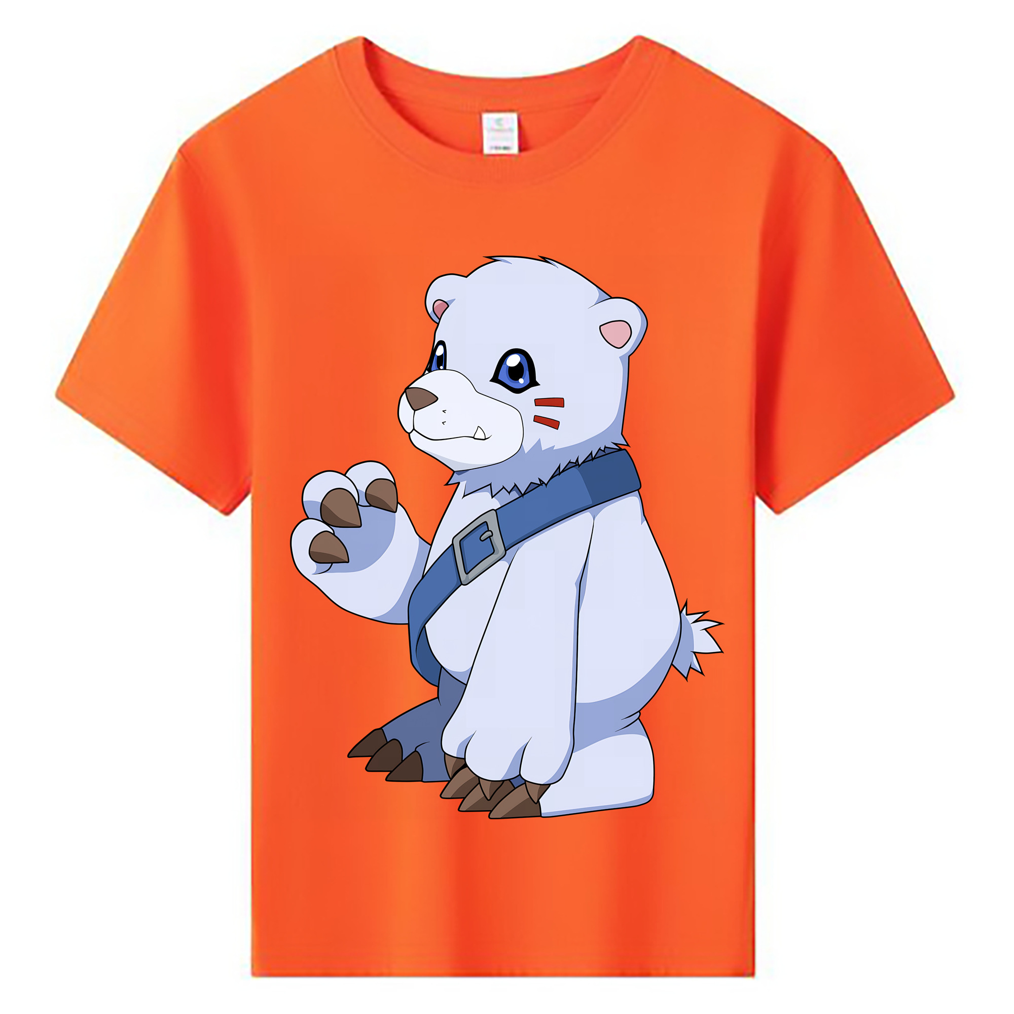 （画像用） Digimon デジタルモンスター/デジモン 綿100％キッズTシャツ（フロントプリント）