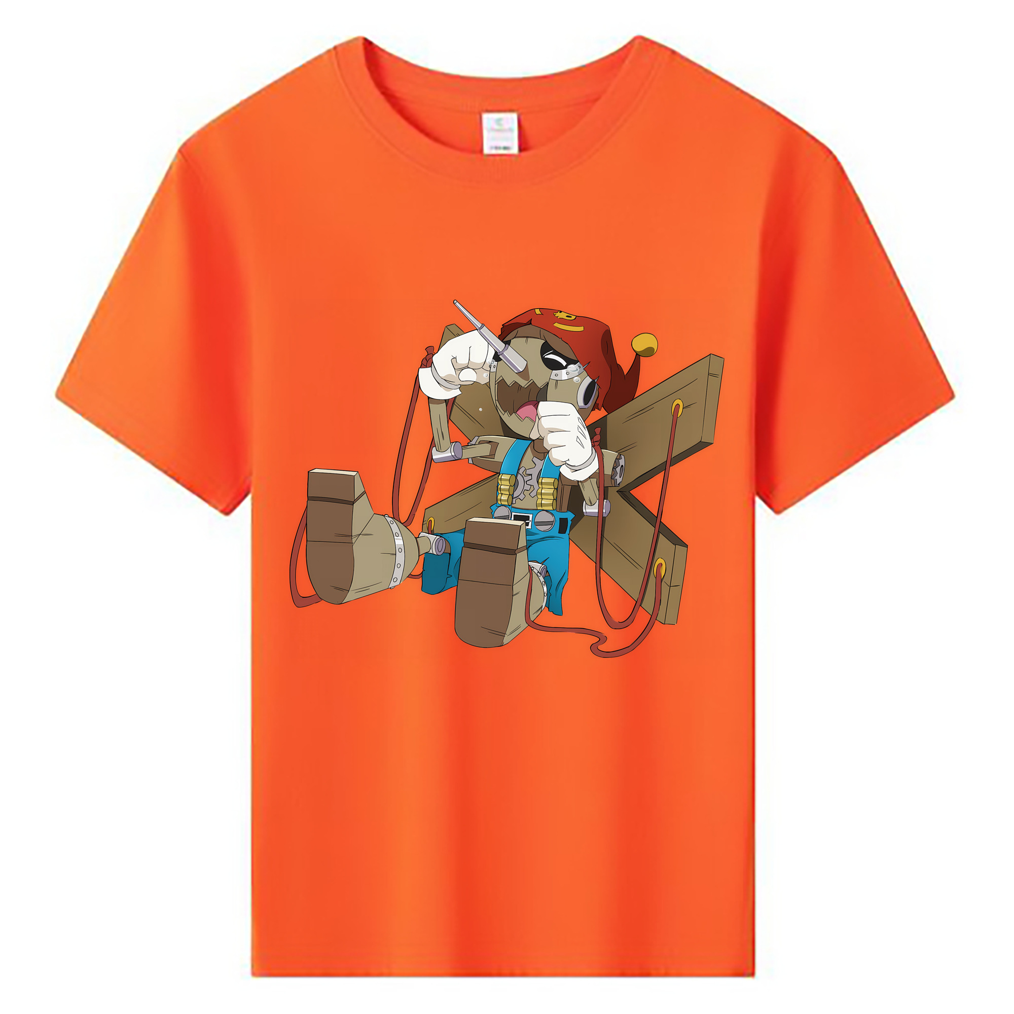 （画像用） Digimon デジタルモンスター/デジモン 綿100％キッズTシャツ（フロントプリント）
