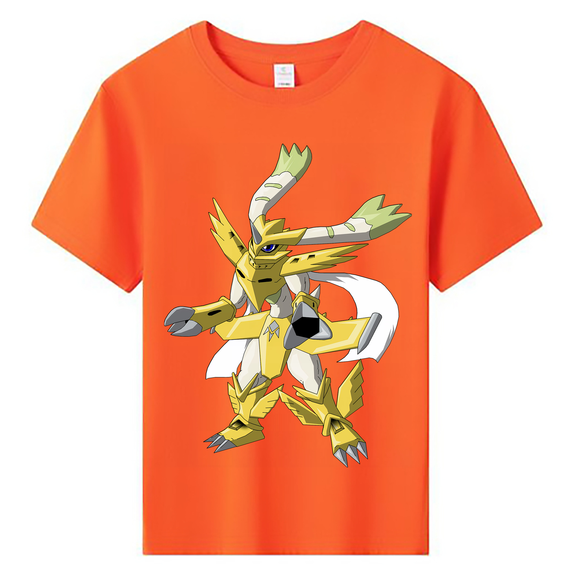 （画像用） Digimon デジタルモンスター/デジモン 綿100％キッズTシャツ（フロントプリント）