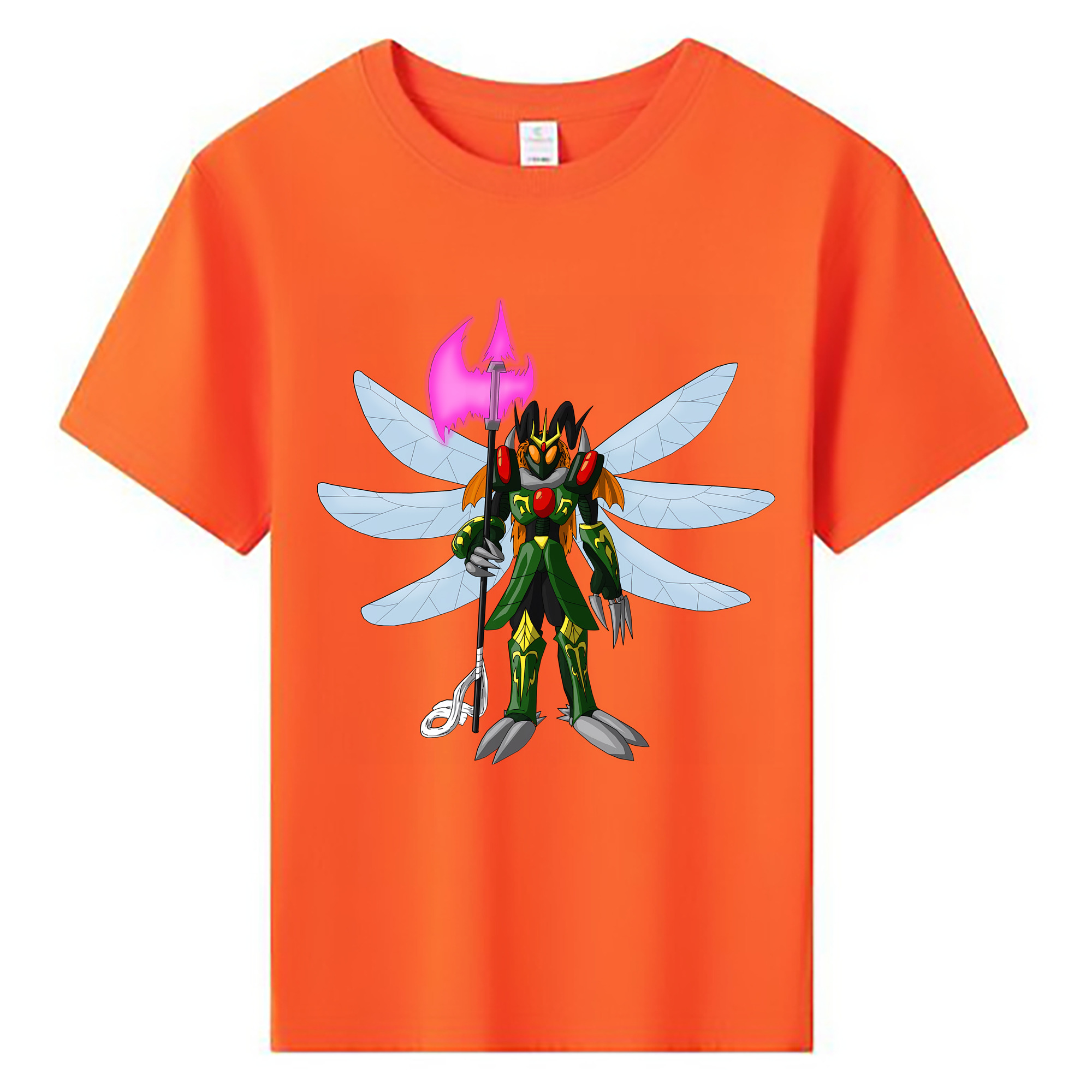 （画像用） Digimon デジタルモンスター/デジモン 綿100％キッズTシャツ（フロントプリント）