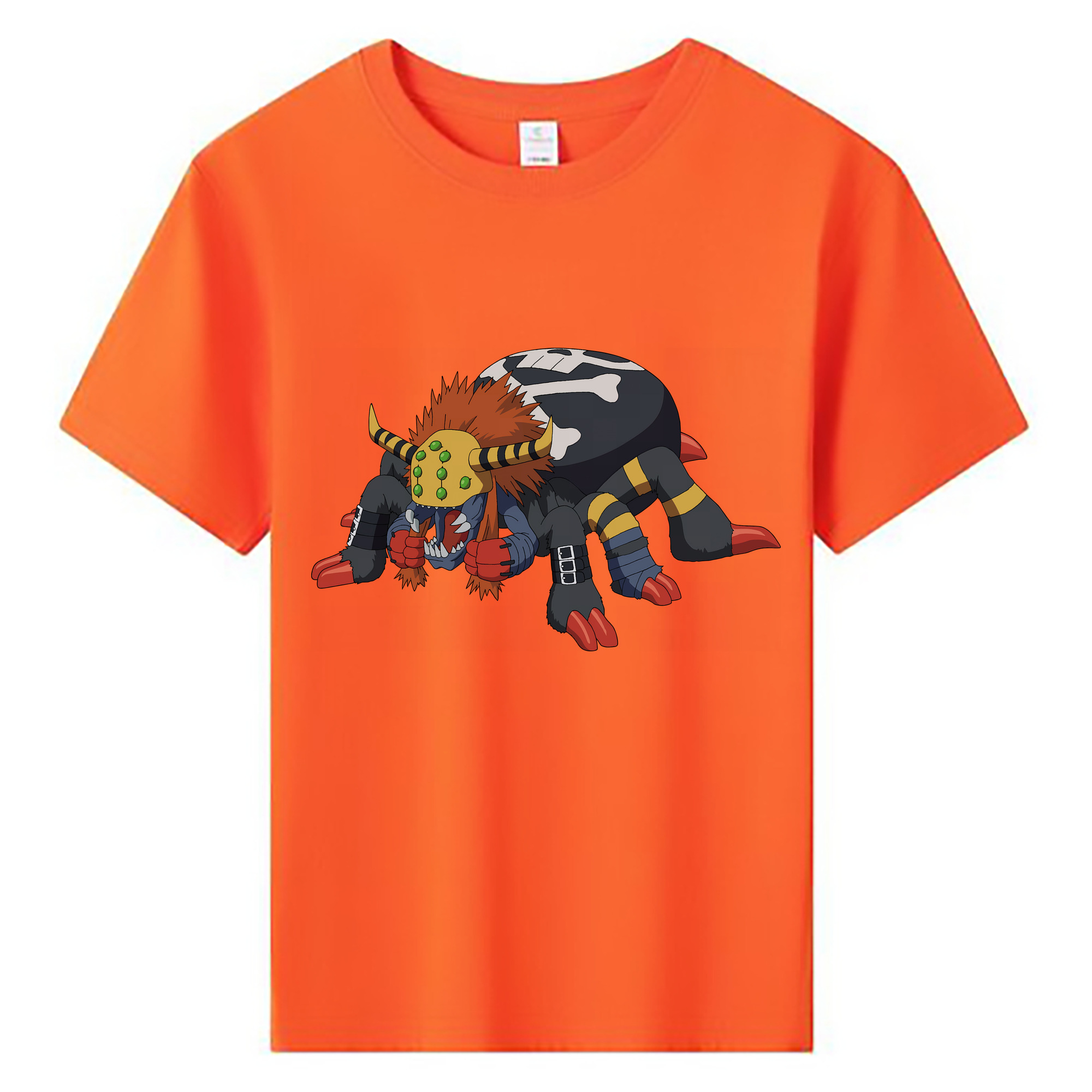 （画像用） Digimon デジタルモンスター/デジモン 綿100％キッズTシャツ（フロントプリント）