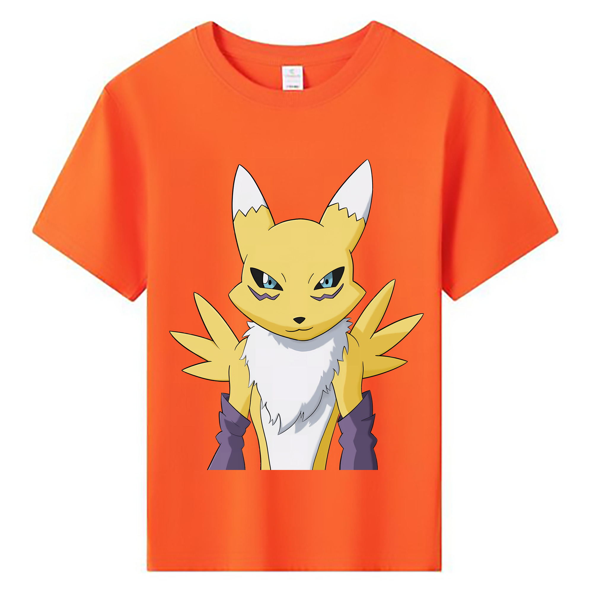 （画像用） Digimon デジタルモンスター/デジモン 綿100％キッズTシャツ（フロントプリント）