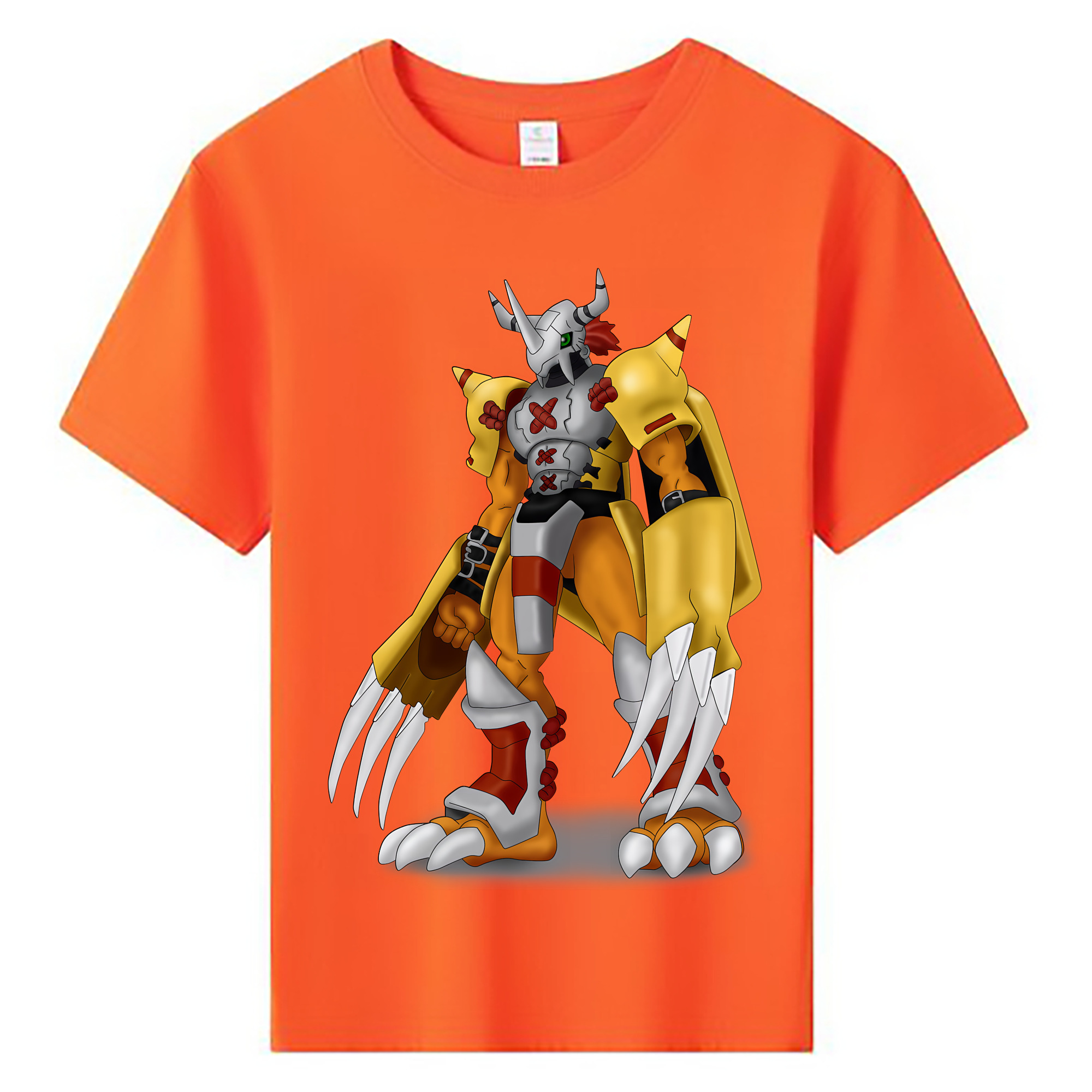 （画像用） Digimon デジタルモンスター/デジモン 綿100％キッズTシャツ（フロントプリント）