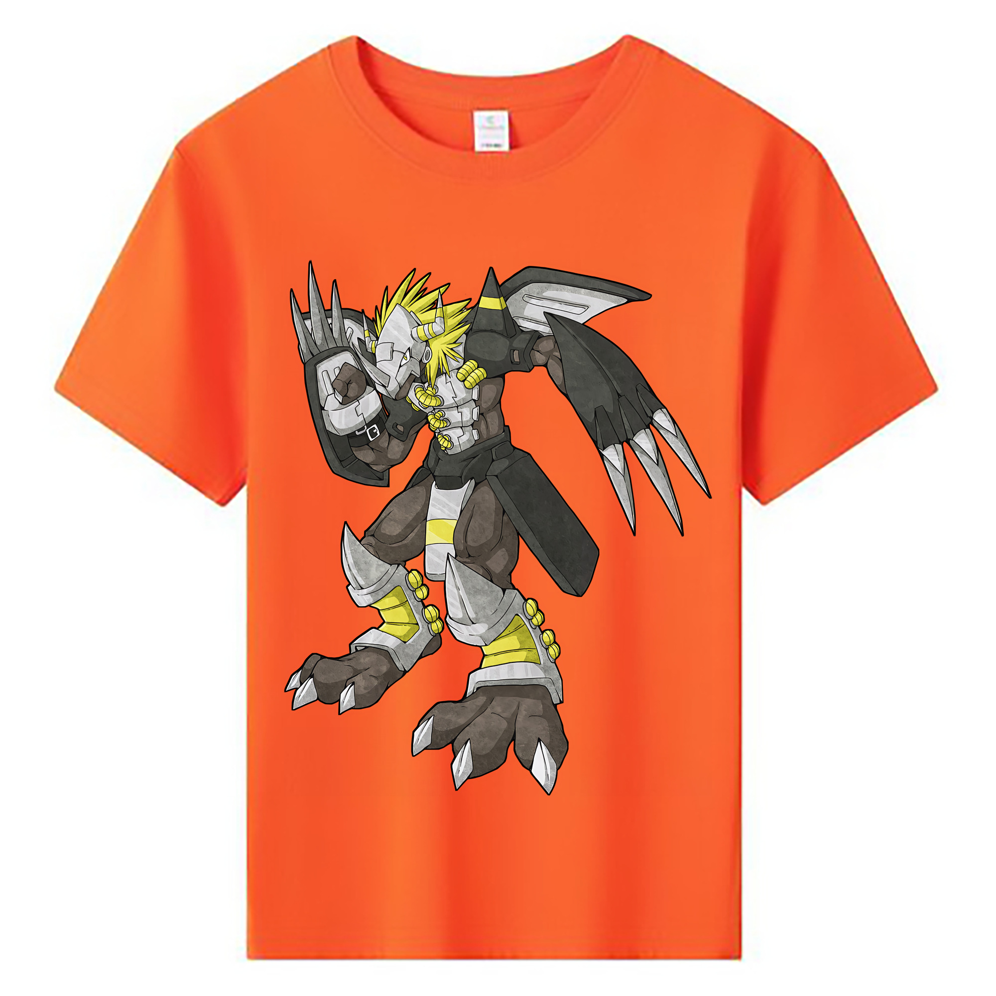 （画像用） Digimon デジタルモンスター/デジモン 綿100％キッズTシャツ（フロントプリント）