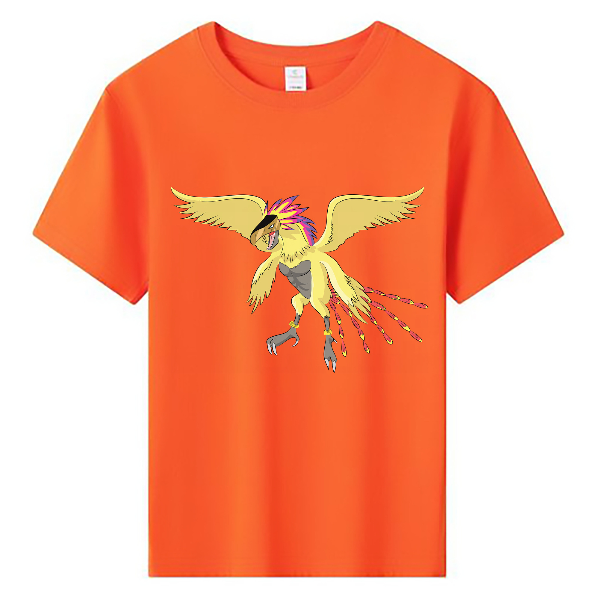 （画像用） Digimon デジタルモンスター/デジモン 綿100％キッズTシャツ（フロントプリント）