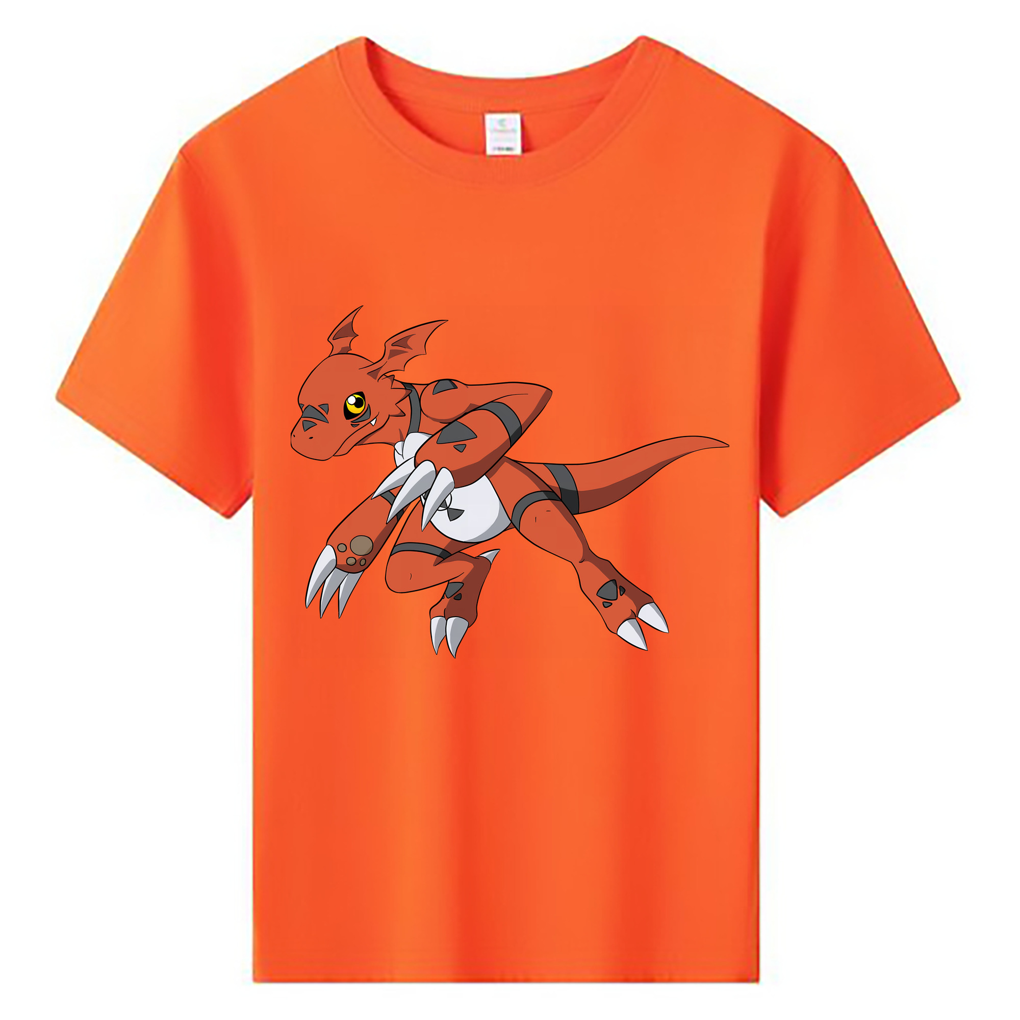 （画像用） Digimon デジタルモンスター/デジモン 綿100％キッズTシャツ（フロントプリント）