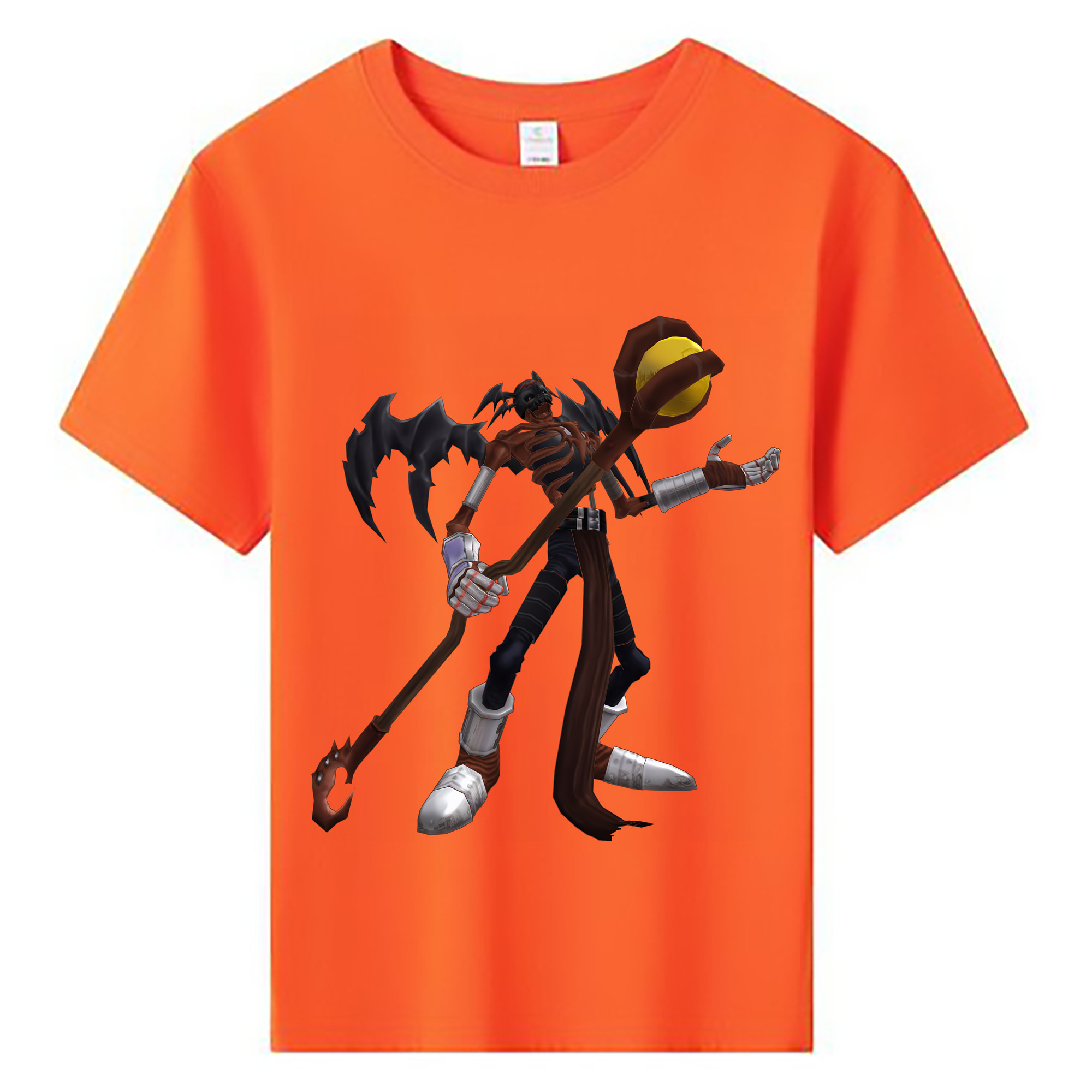 （画像用） Digimon デジタルモンスター/デジモン 綿100％キッズTシャツ（フロントプリント）