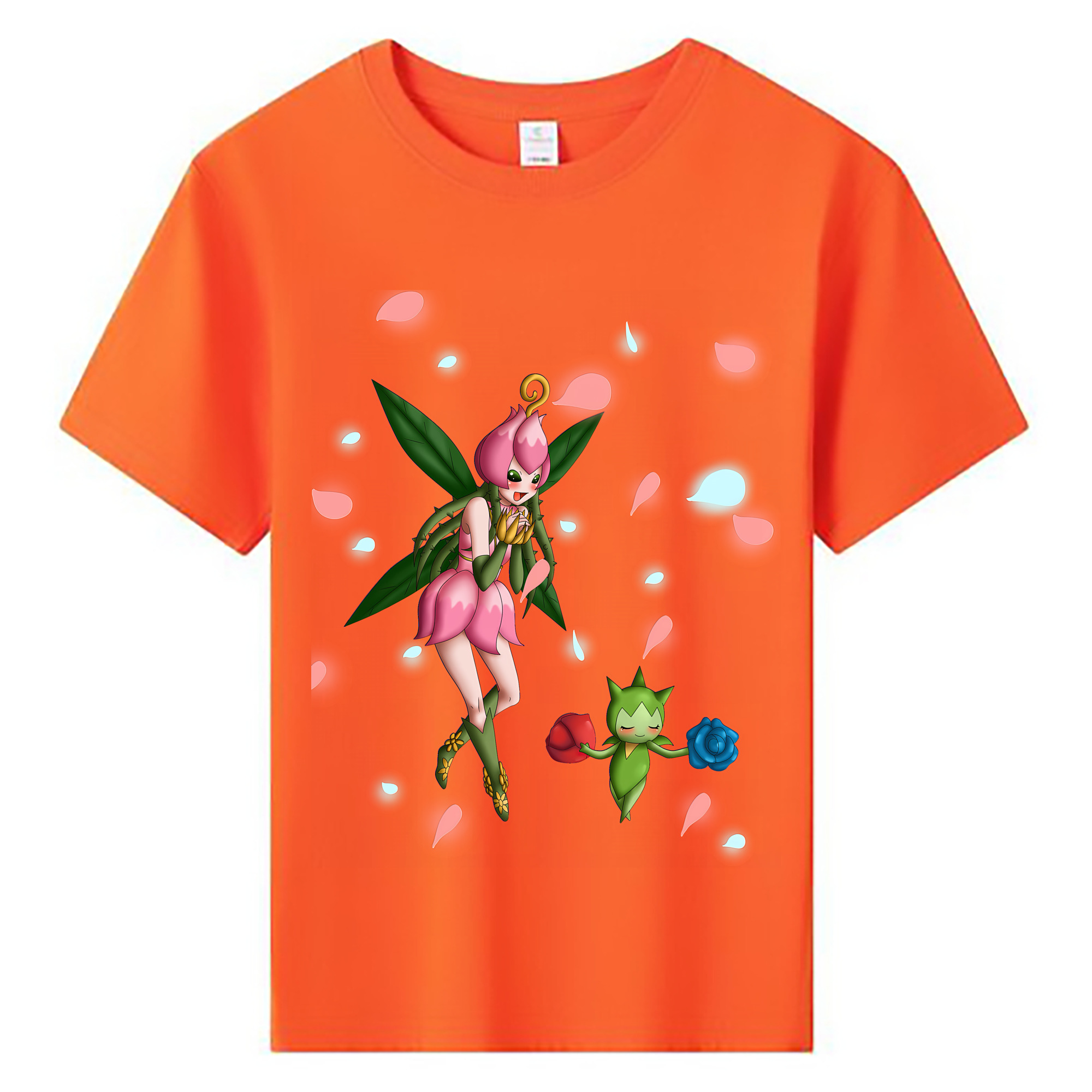 （画像用） Digimon デジタルモンスター/デジモン 綿100％キッズTシャツ（フロントプリント）