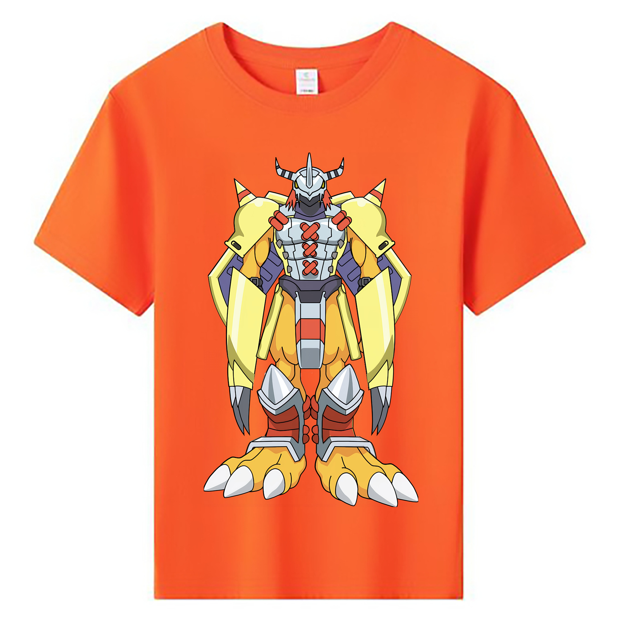 （画像用） Digimon デジタルモンスター/デジモン 綿100％キッズTシャツ（フロントプリント）