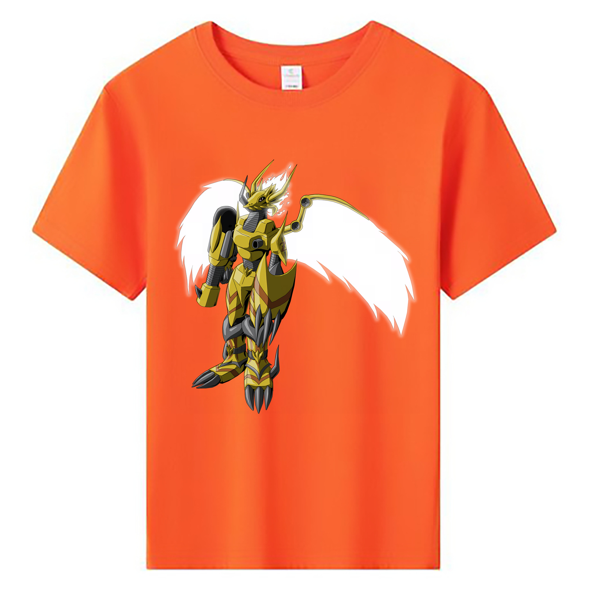 （画像用） Digimon デジタルモンスター/デジモン 綿100％キッズTシャツ（フロントプリント）
