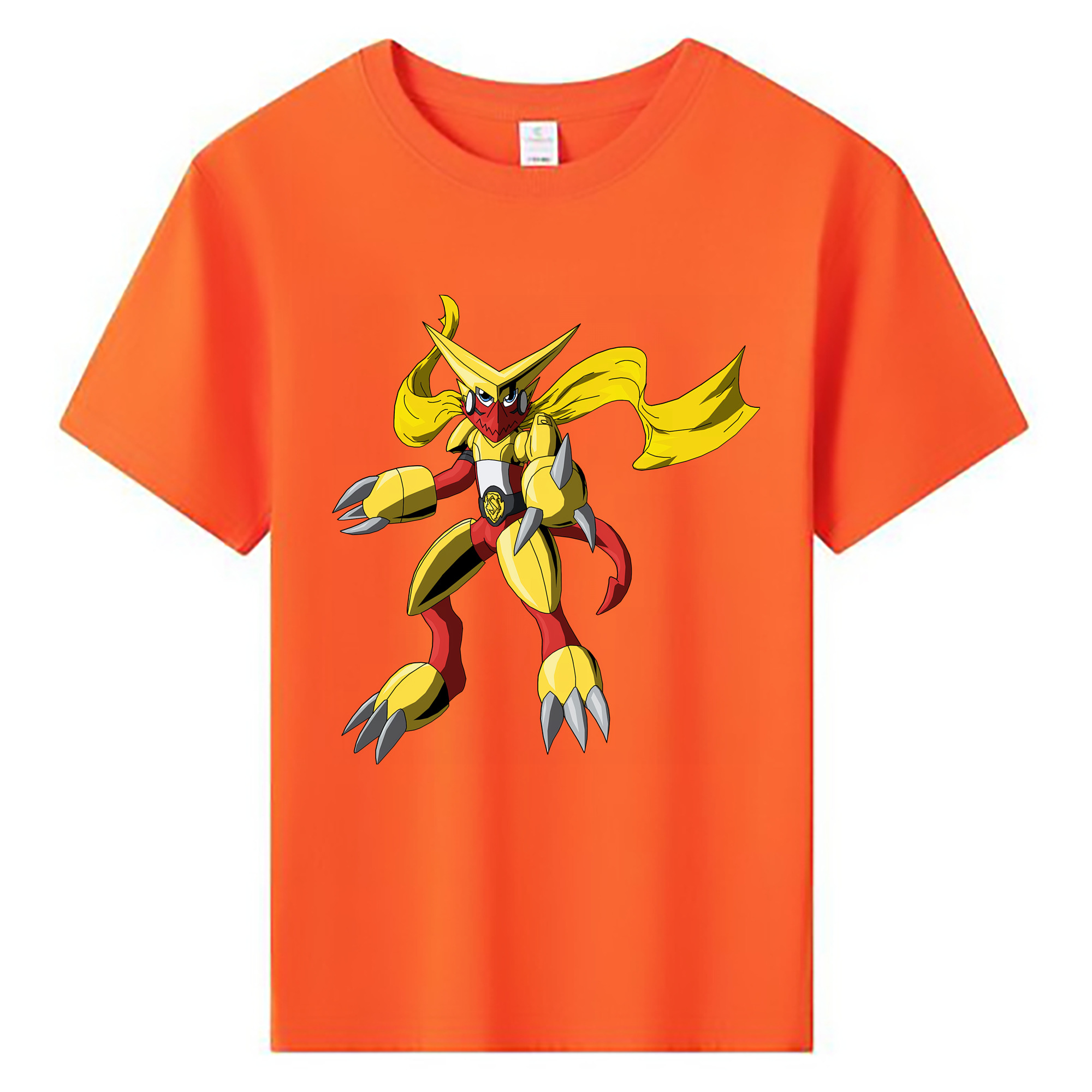 （画像用） Digimon デジタルモンスター/デジモン 綿100％キッズTシャツ（フロントプリント）