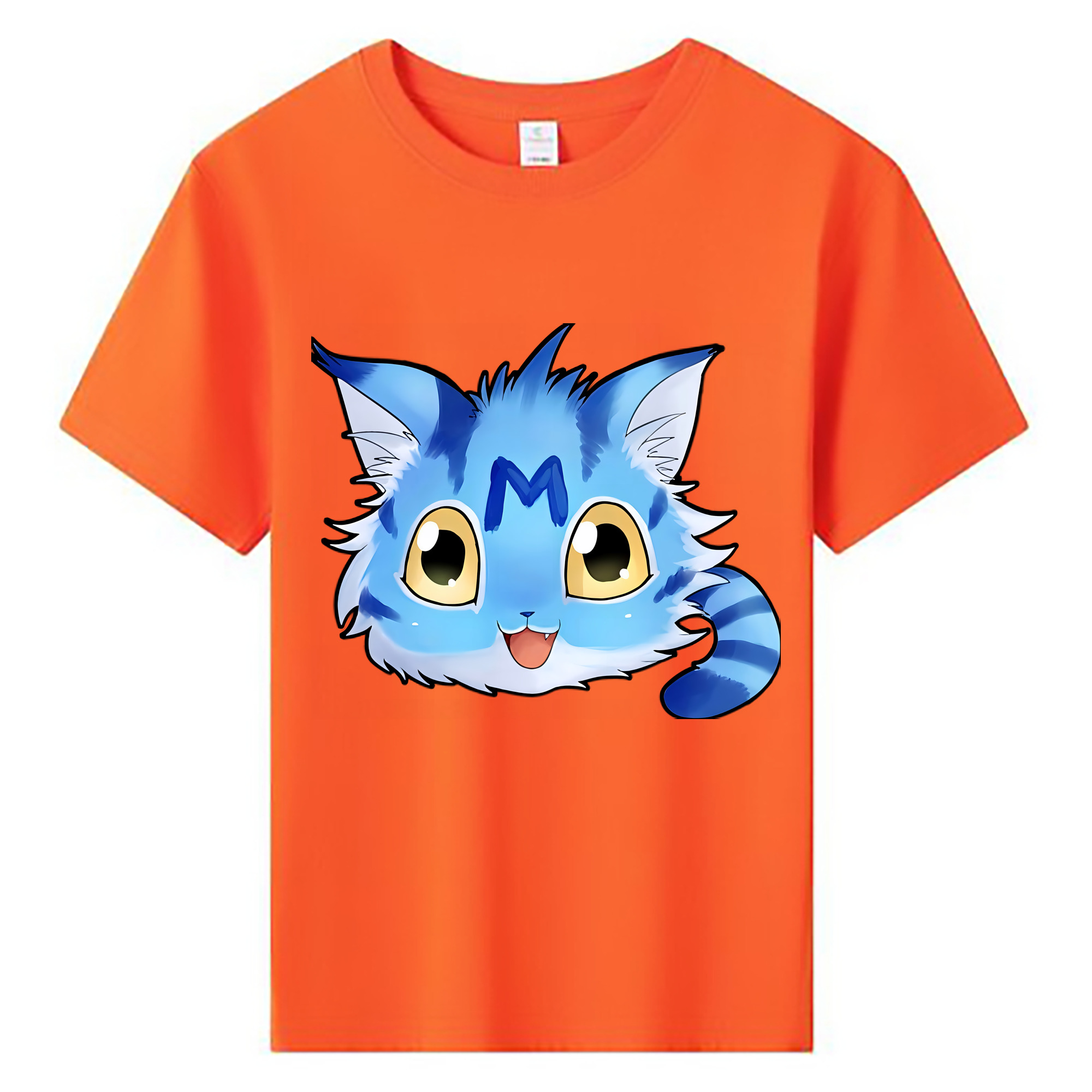 （画像用） Digimon デジタルモンスター/デジモン 綿100％キッズTシャツ（フロントプリント）