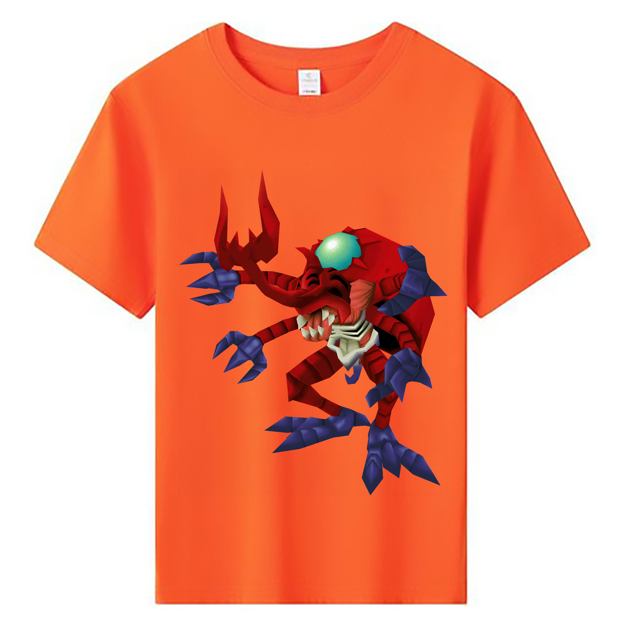 （画像用） Digimon デジタルモンスター/デジモン 綿100％キッズTシャツ（フロントプリント）