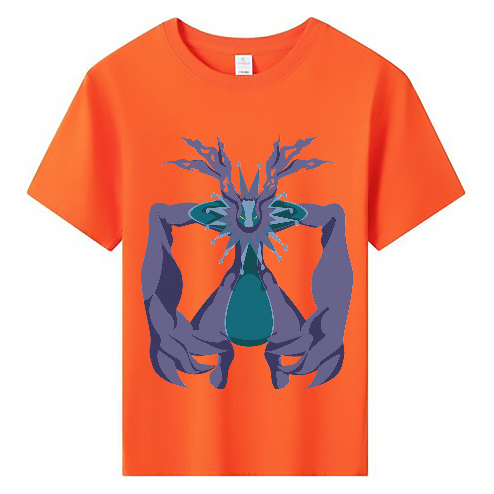 （画像用） Digimon デジタルモンスター/デジモン 綿100％キッズTシャツ（フロントプリント）