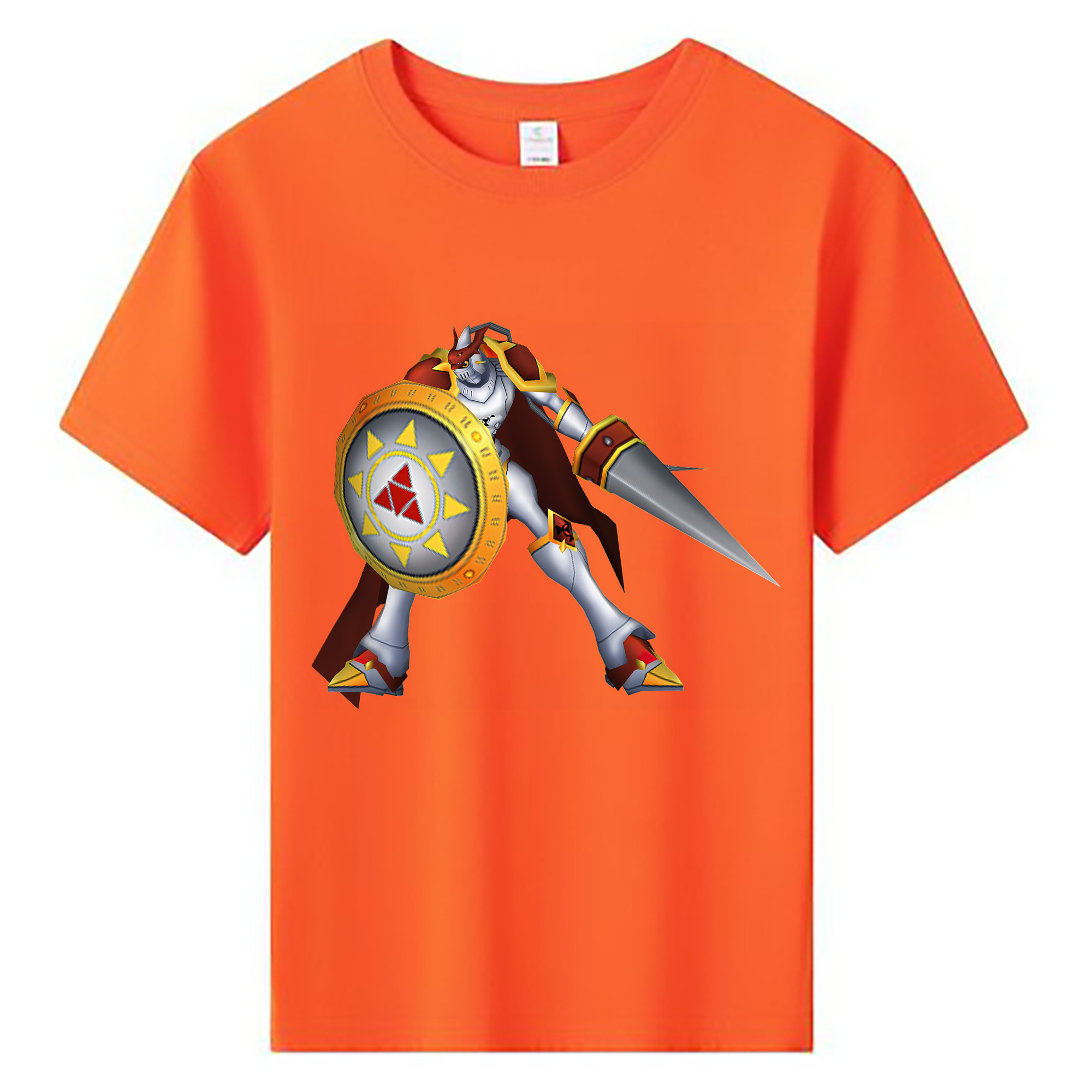 （画像用） Digimon デジタルモンスター/デジモン 綿100％キッズTシャツ（フロントプリント）