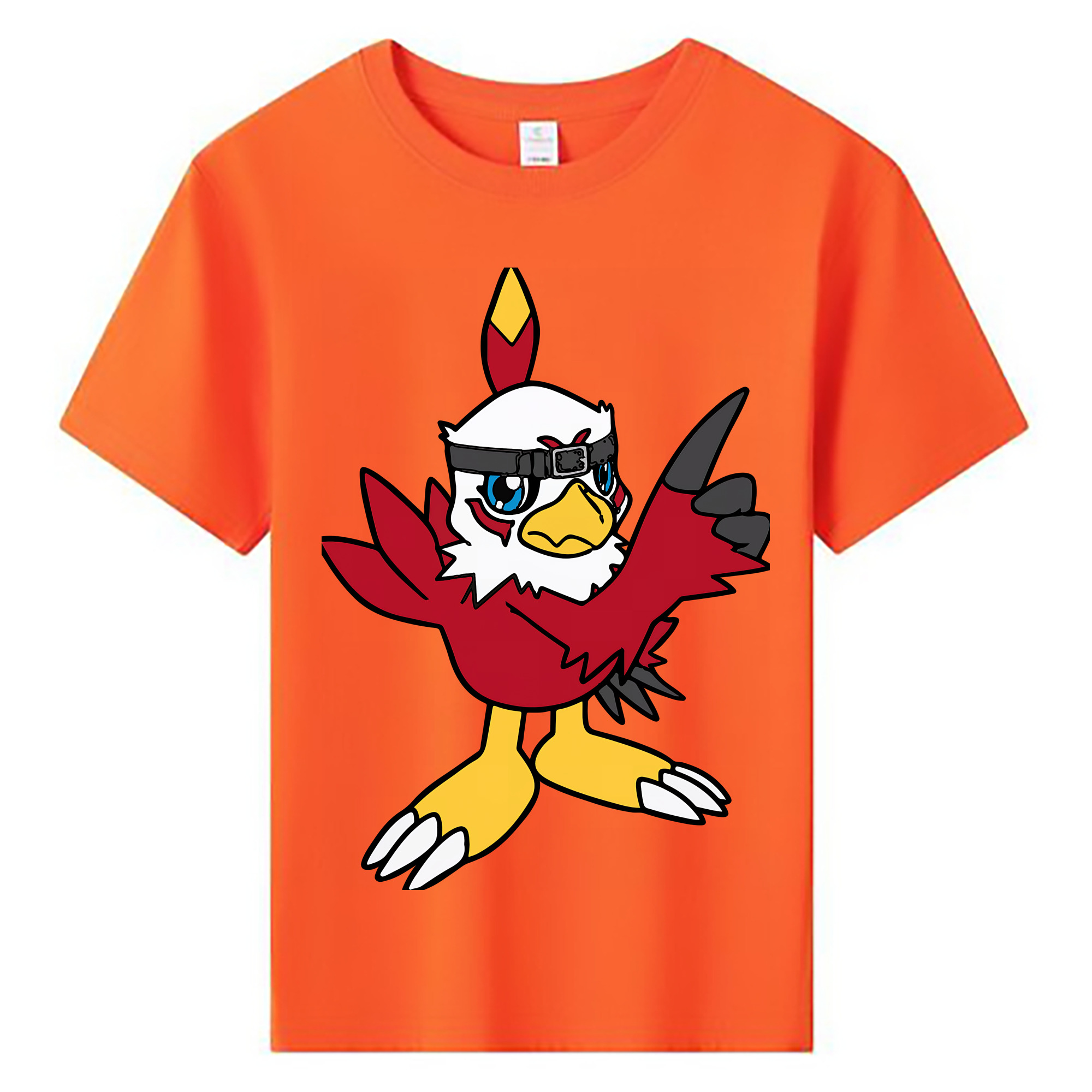 （画像用） Digimon デジタルモンスター/デジモン 綿100％キッズTシャツ（フロントプリント）