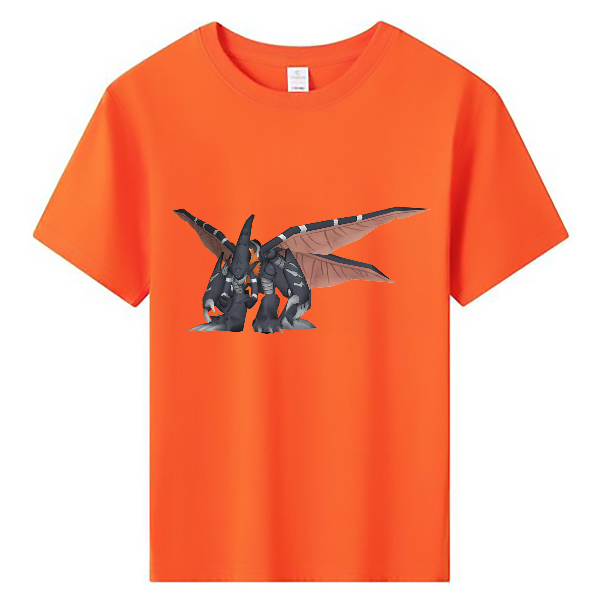 （画像用） Digimon デジタルモンスター/デジモン 綿100％キッズTシャツ（フロントプリント）