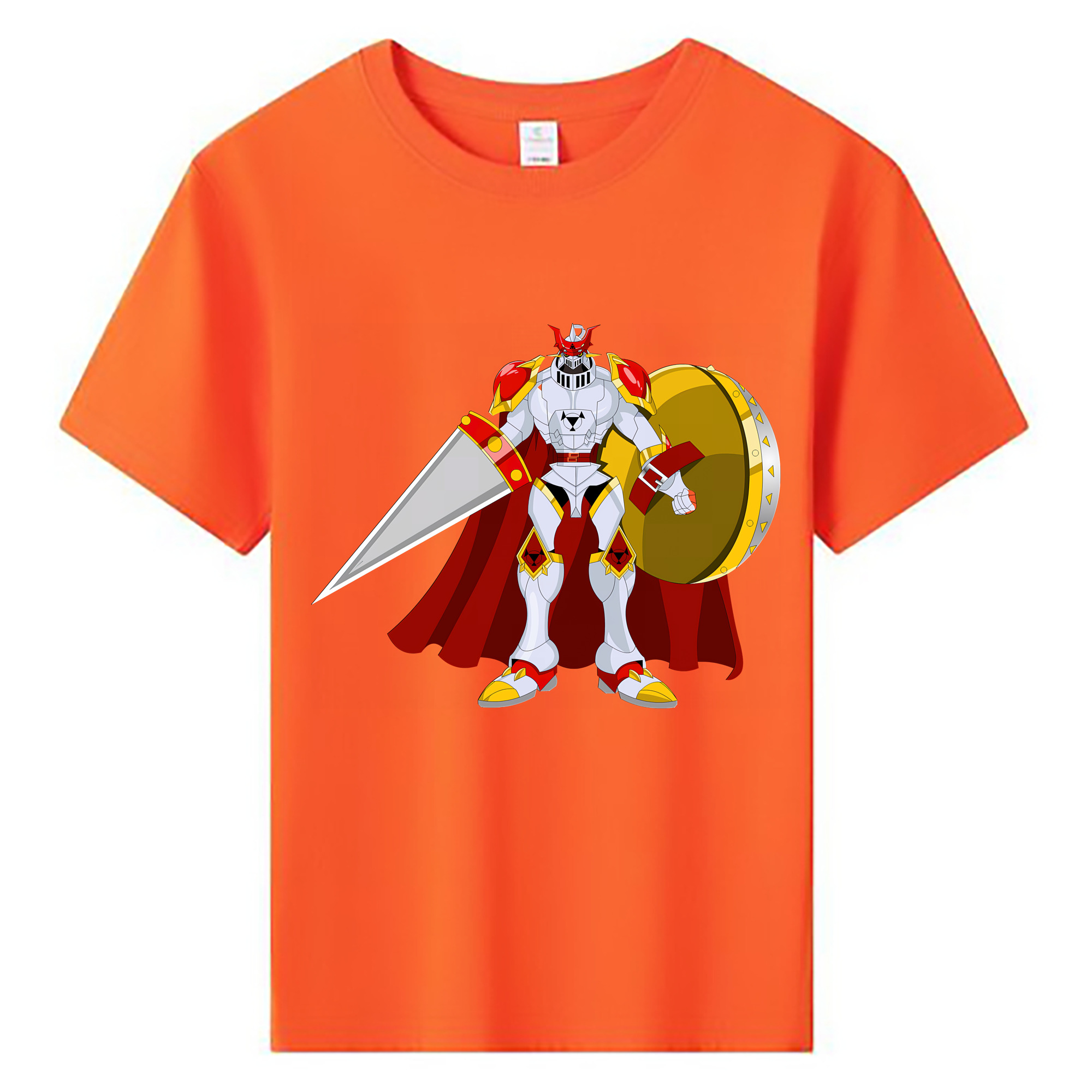 （画像用） Digimon デジタルモンスター/デジモン 綿100％キッズTシャツ（フロントプリント）