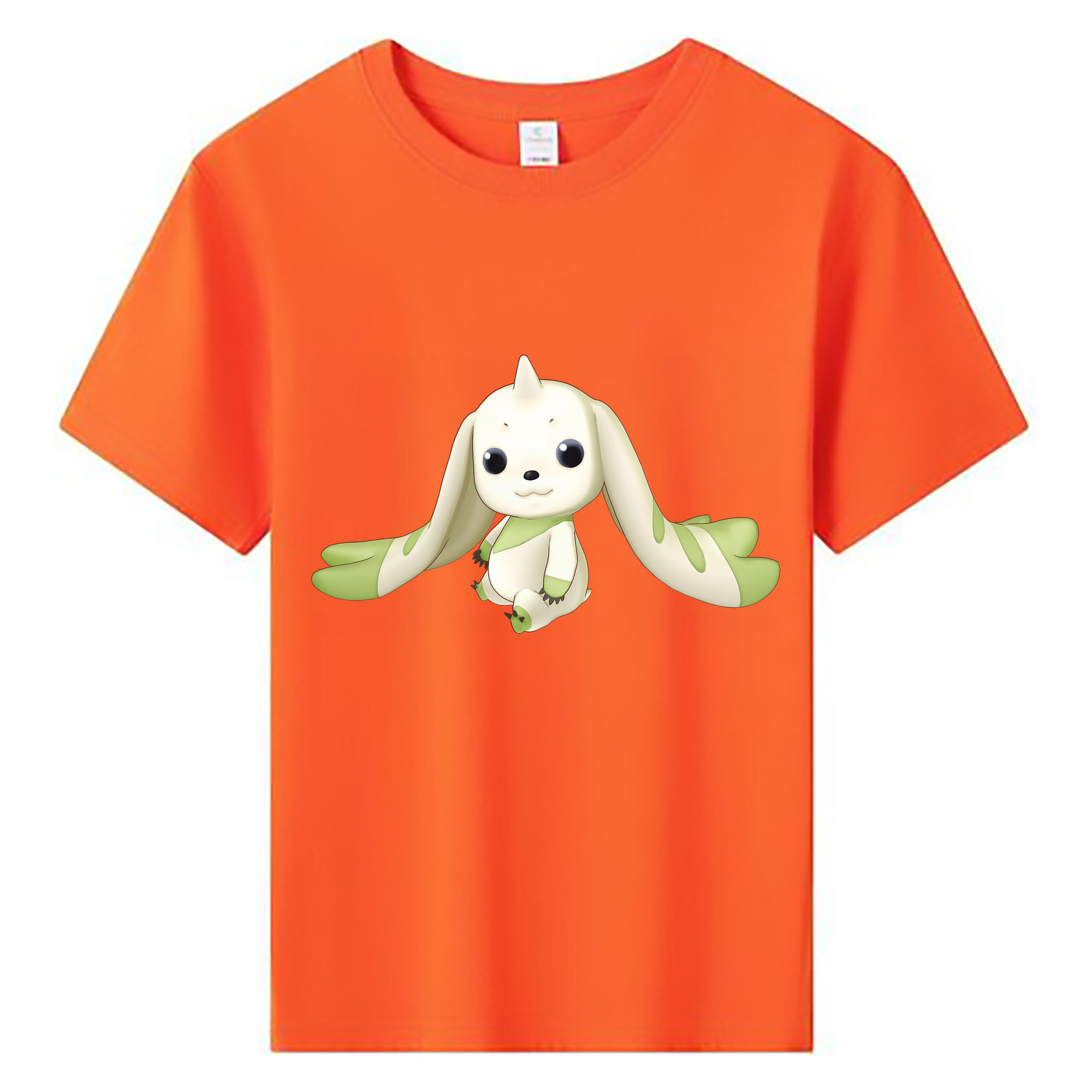 （画像用） Digimon デジタルモンスター/デジモン 綿100％キッズTシャツ（フロントプリント）