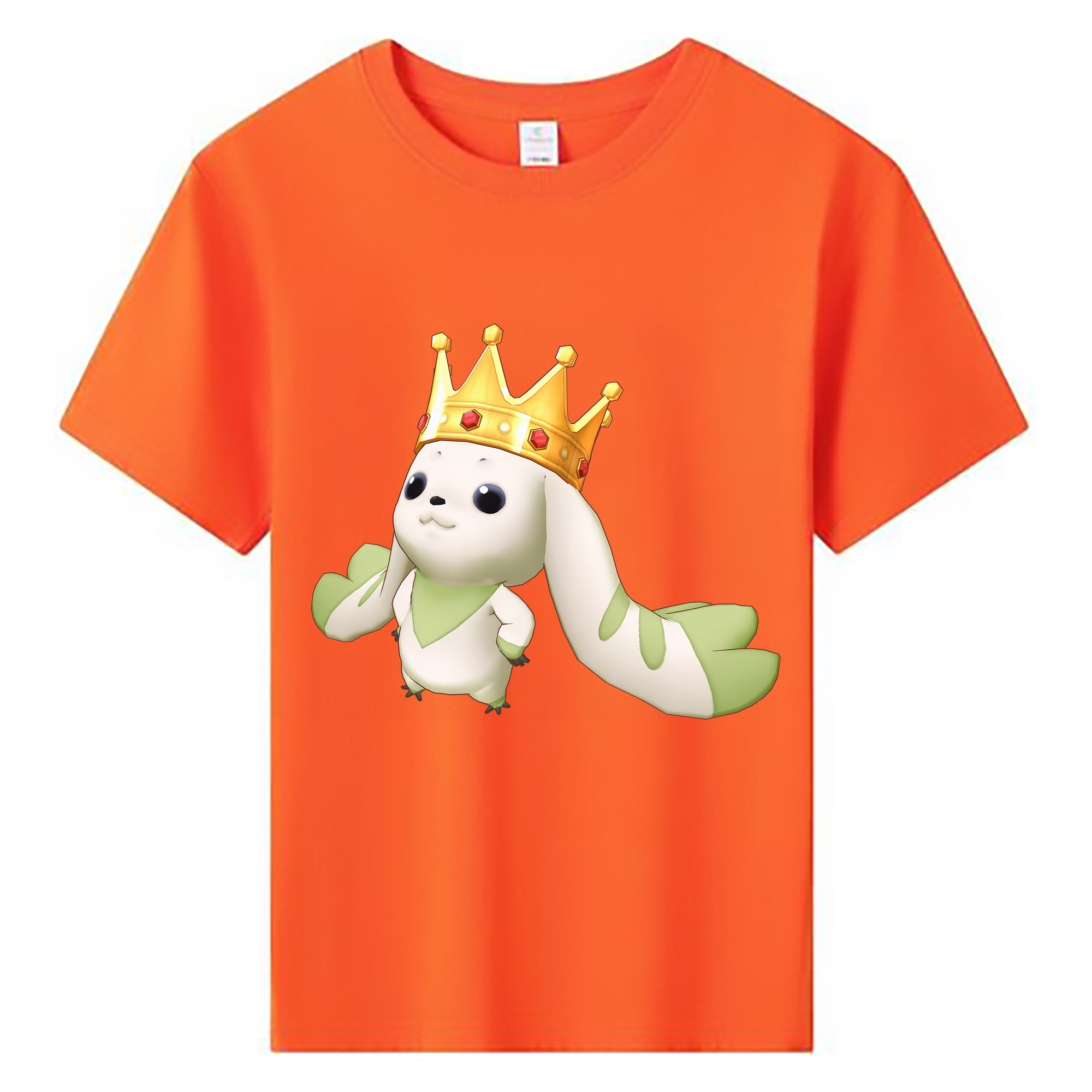 （画像用） Digimon デジタルモンスター/デジモン 綿100％キッズTシャツ（フロントプリント）