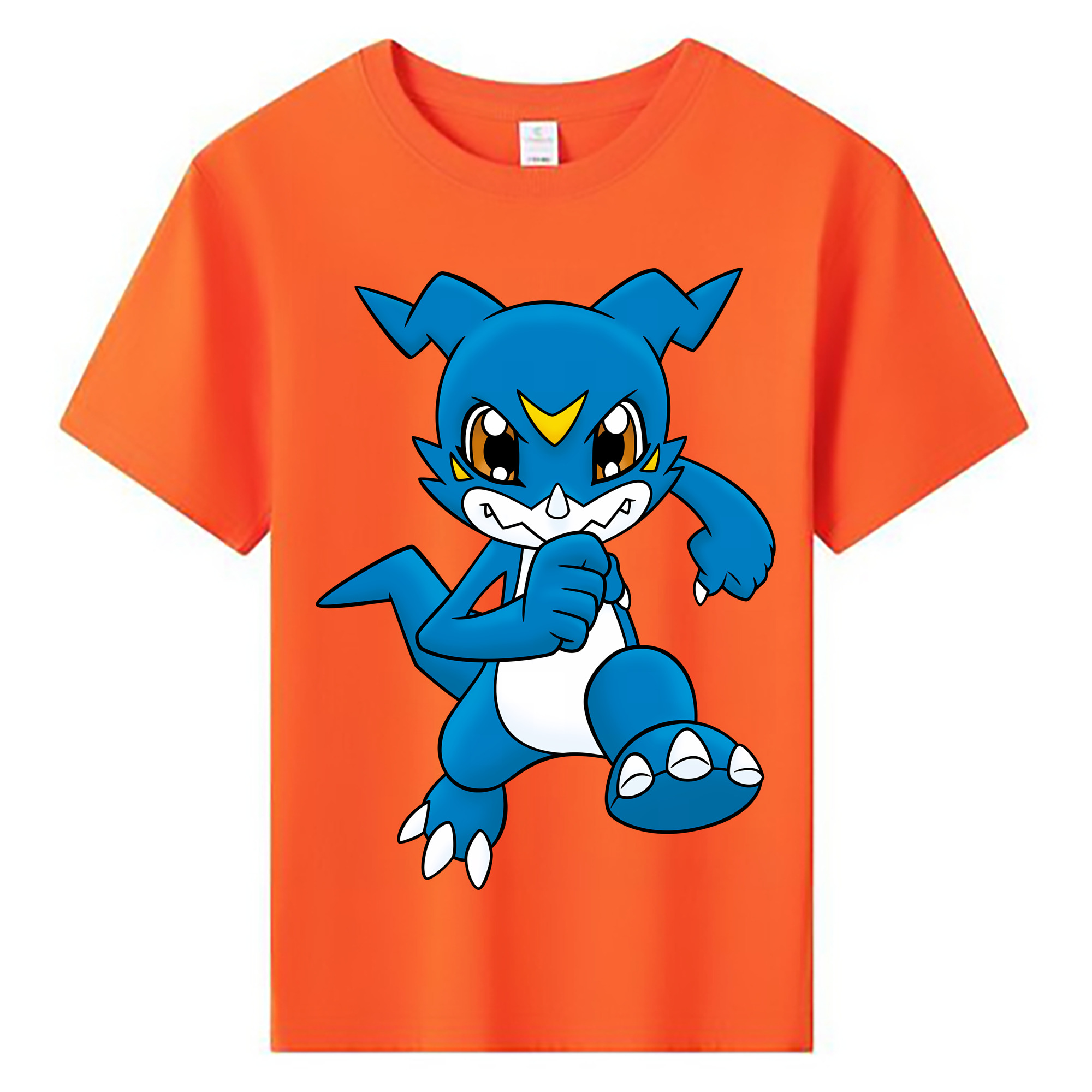 （画像用） Digimon デジタルモンスター/デジモン 綿100％キッズTシャツ（フロントプリント）