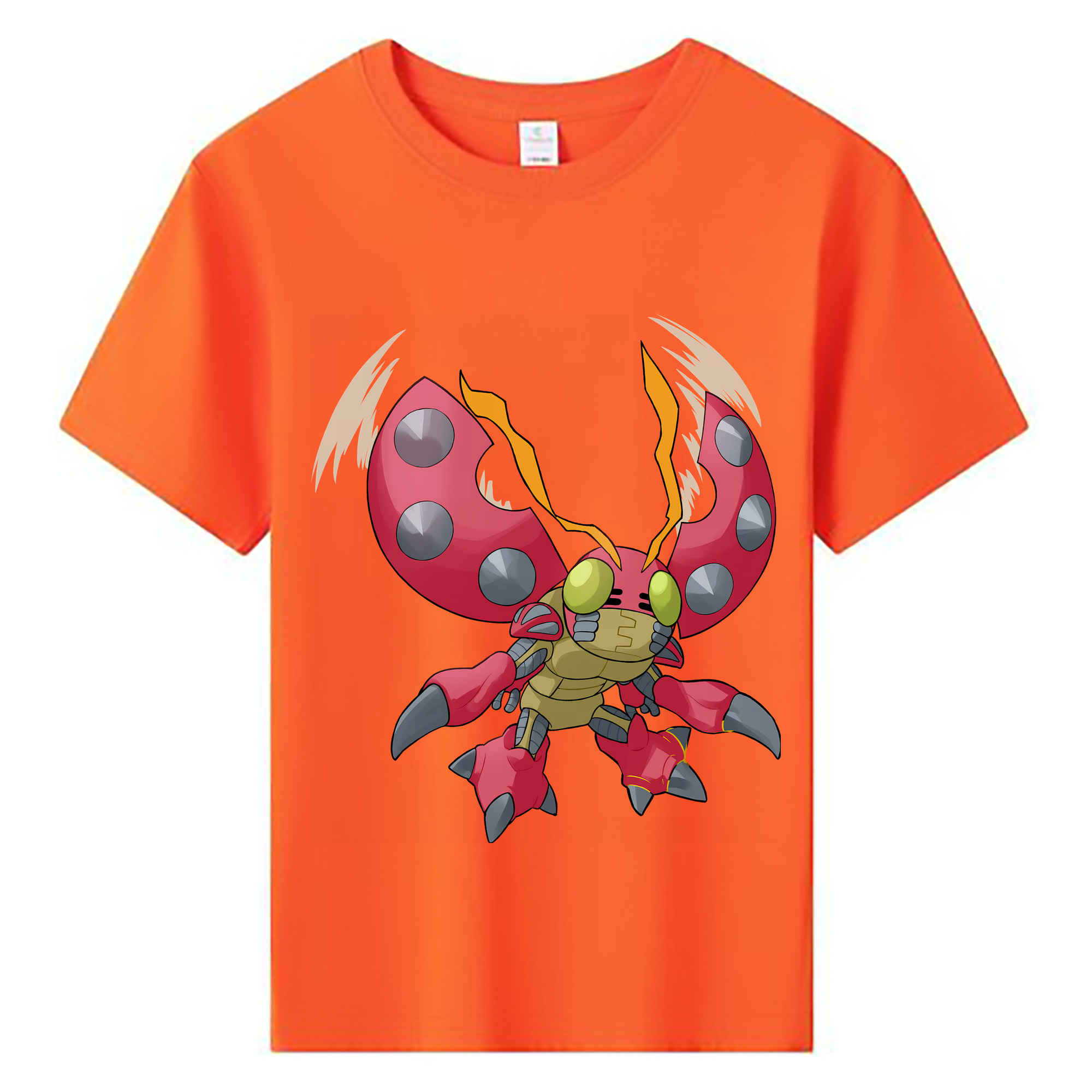 （画像用） Digimon デジタルモンスター/デジモン 綿100％キッズTシャツ（フロントプリント）