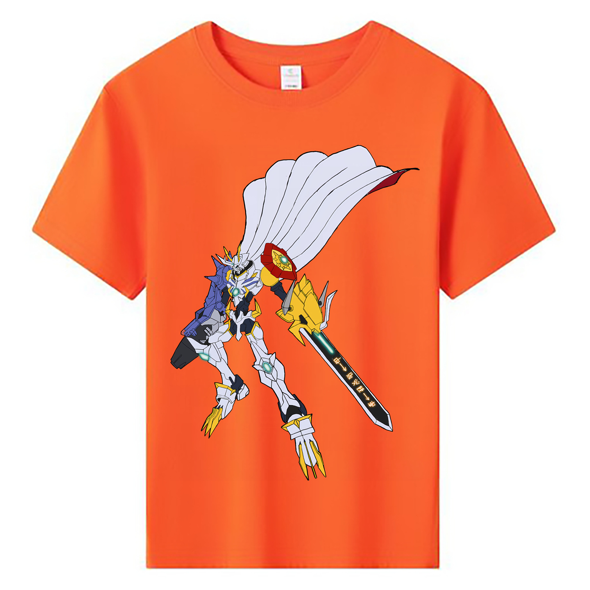 （画像用） Digimon デジタルモンスター/デジモン 綿100％キッズTシャツ（フロントプリント）