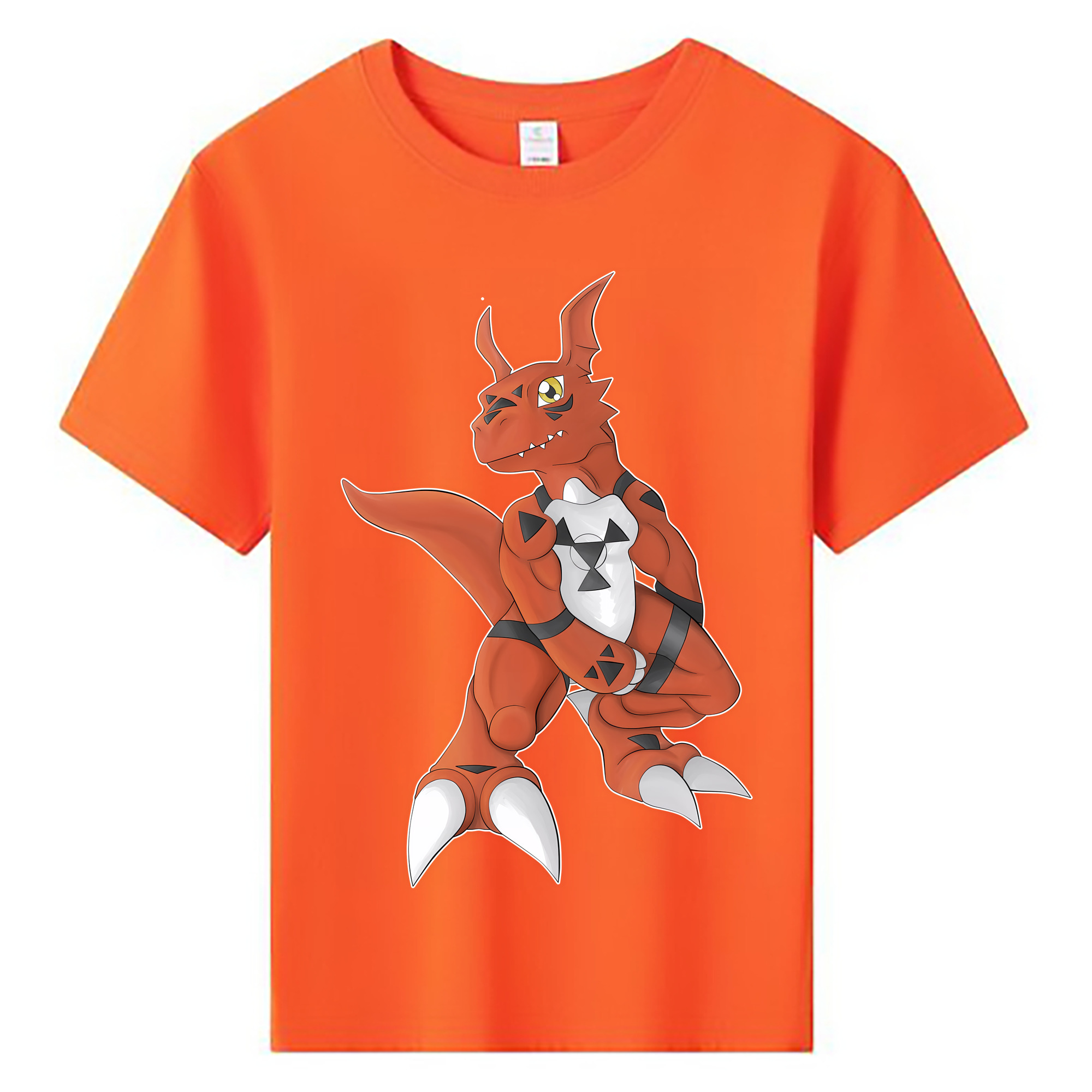 （画像用） Digimon デジタルモンスター/デジモン 綿100％キッズTシャツ（フロントプリント）