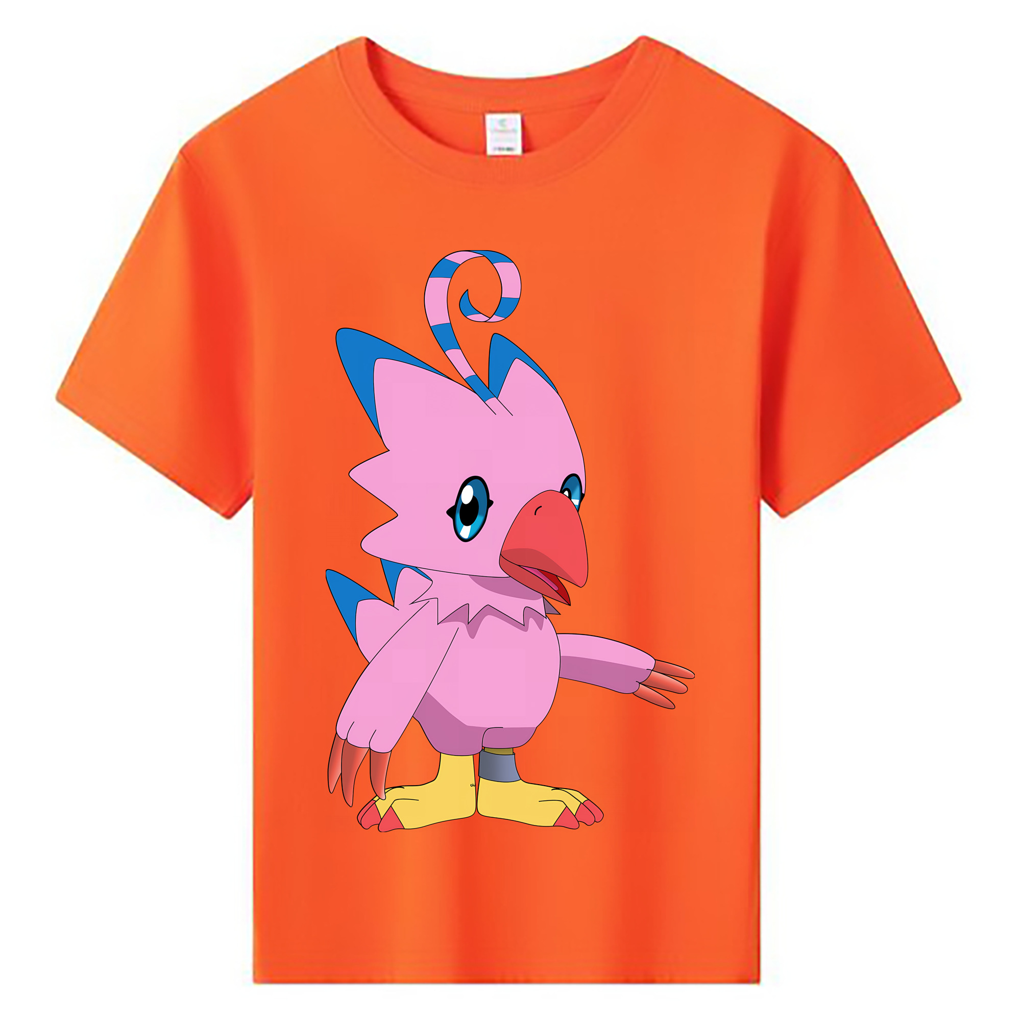 （画像用） Digimon デジタルモンスター/デジモン 綿100％キッズTシャツ（フロントプリント）