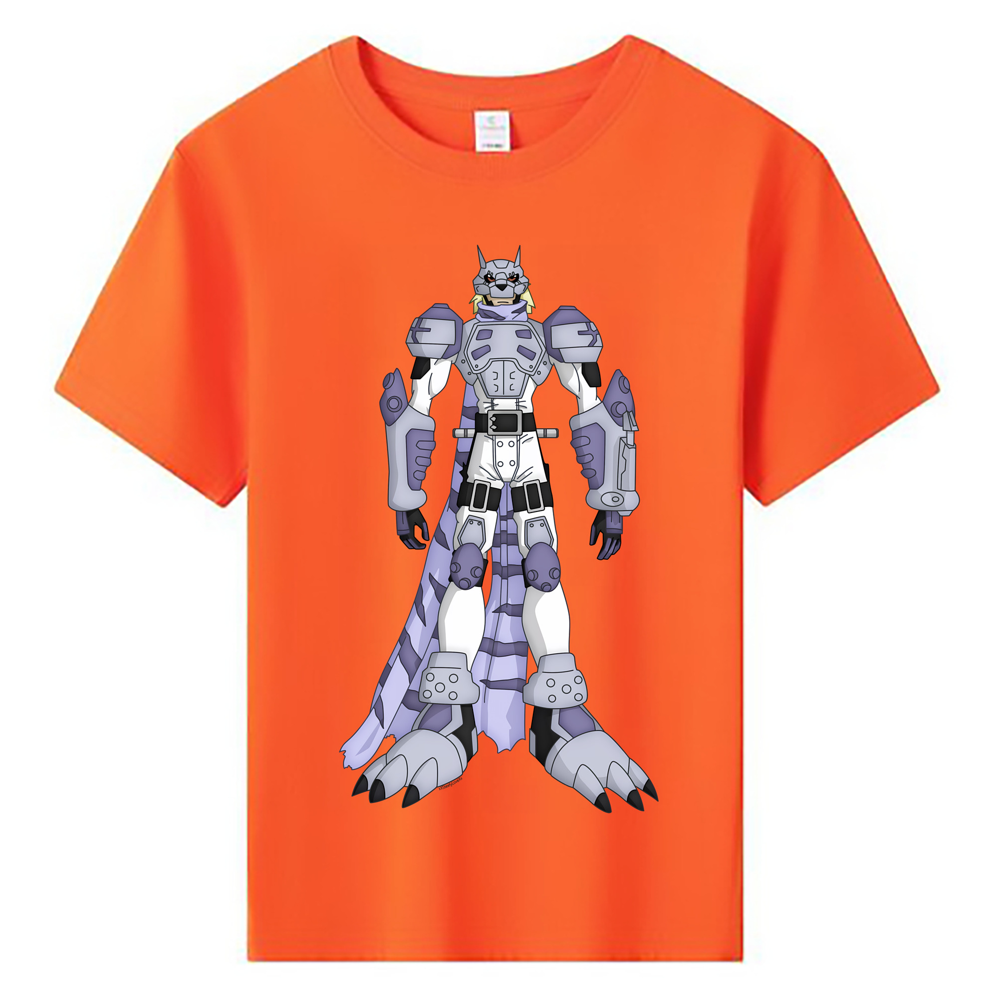 （画像用） Digimon デジタルモンスター/デジモン 綿100％キッズTシャツ（フロントプリント）