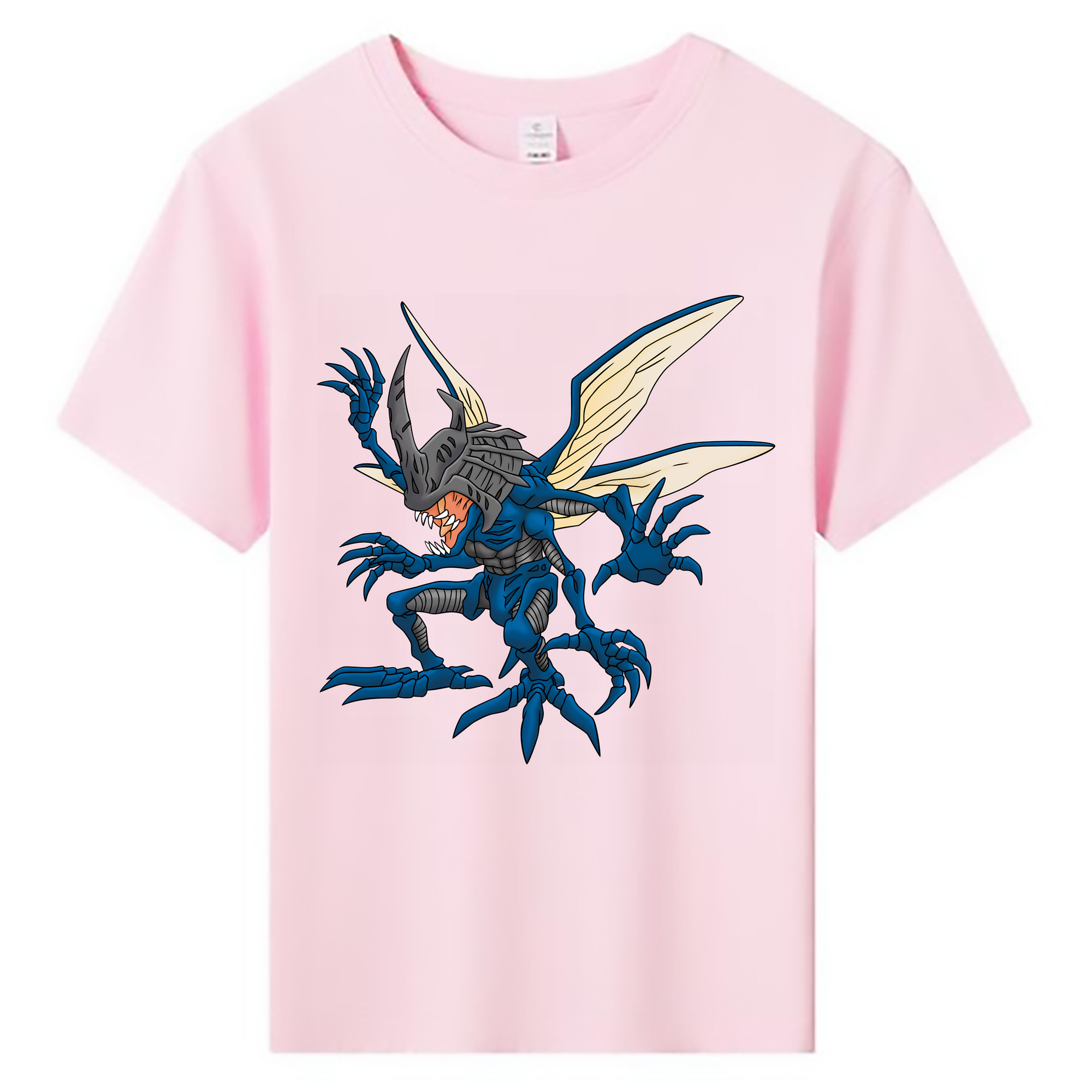 （画像用） Digimon デジタルモンスター/デジモン 綿100％キッズTシャツ（フロントプリント）