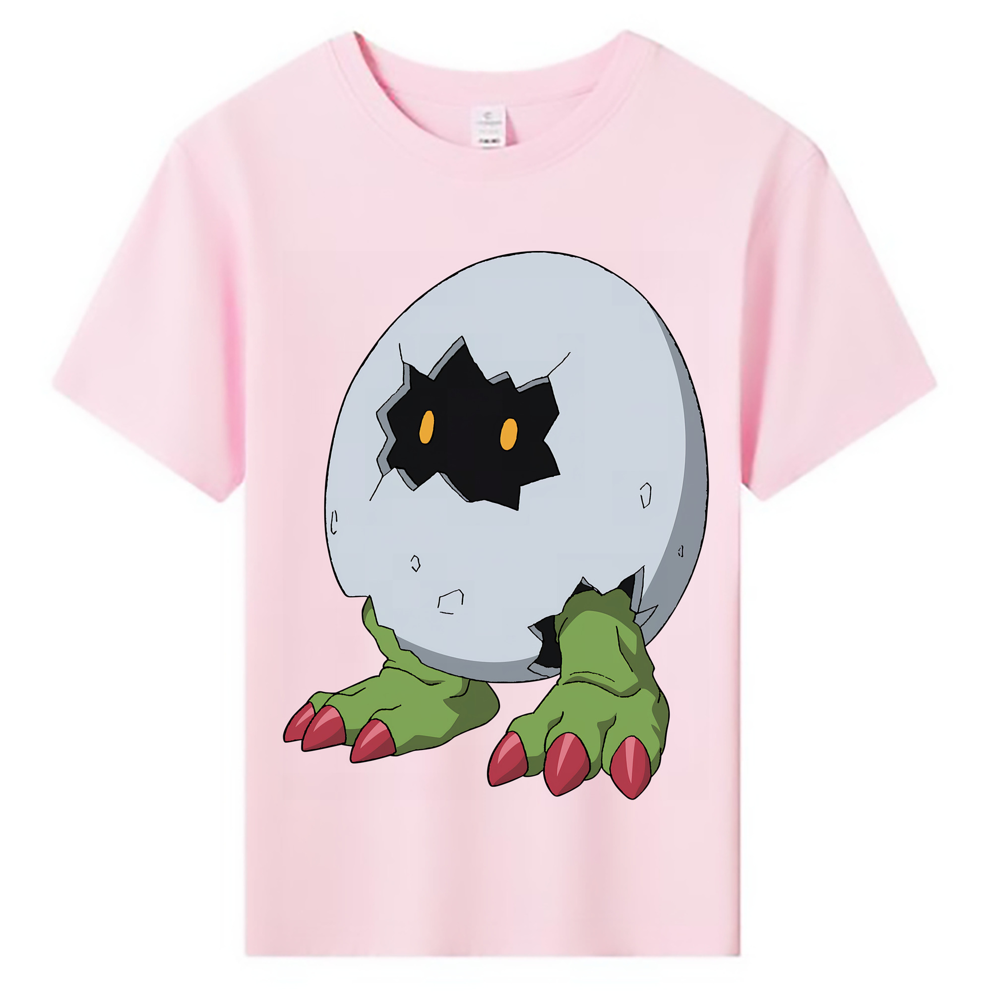 （画像用） Digimon デジタルモンスター/デジモン 綿100％キッズTシャツ（フロントプリント）