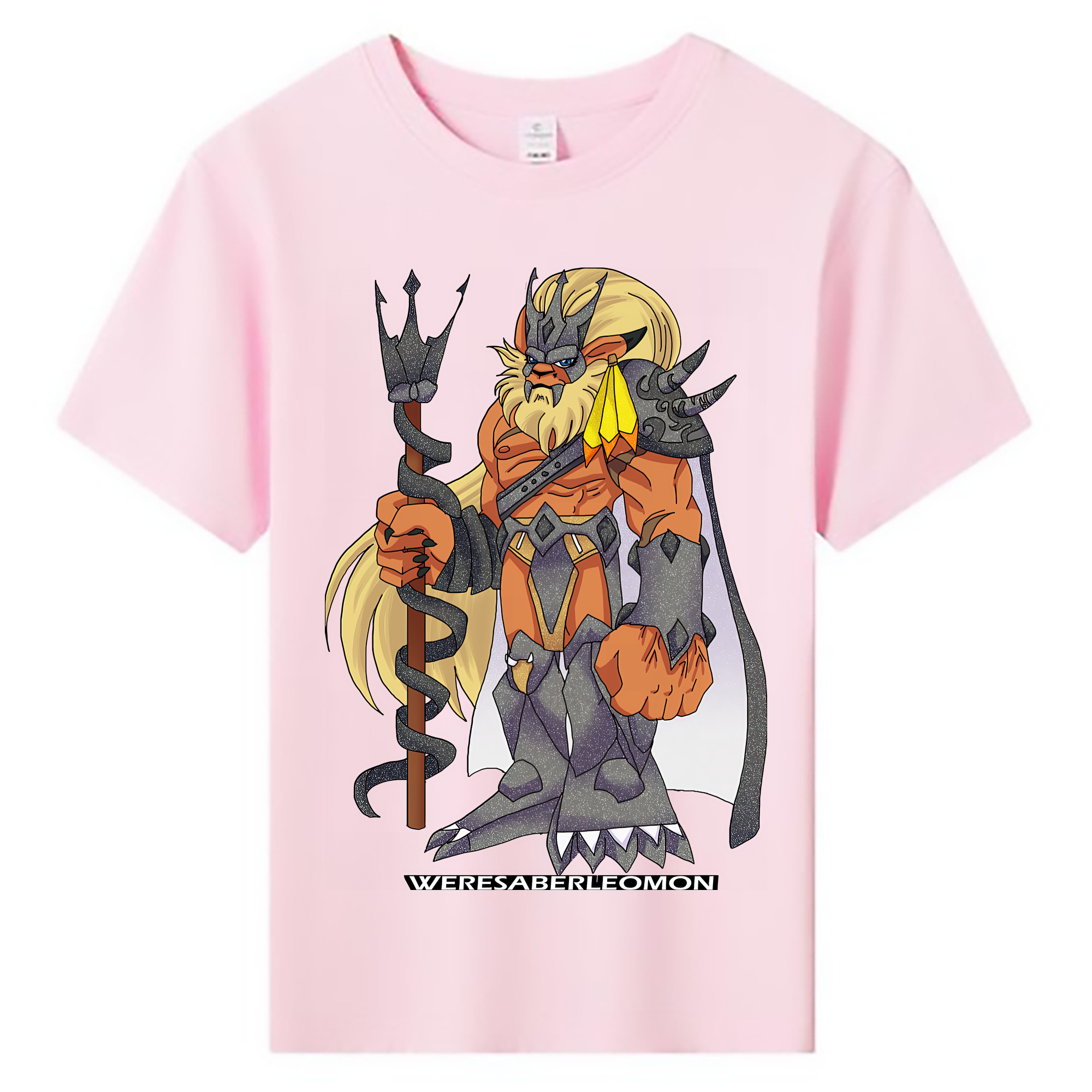 （画像用） Digimon デジタルモンスター/デジモン 綿100％キッズTシャツ（フロントプリント）