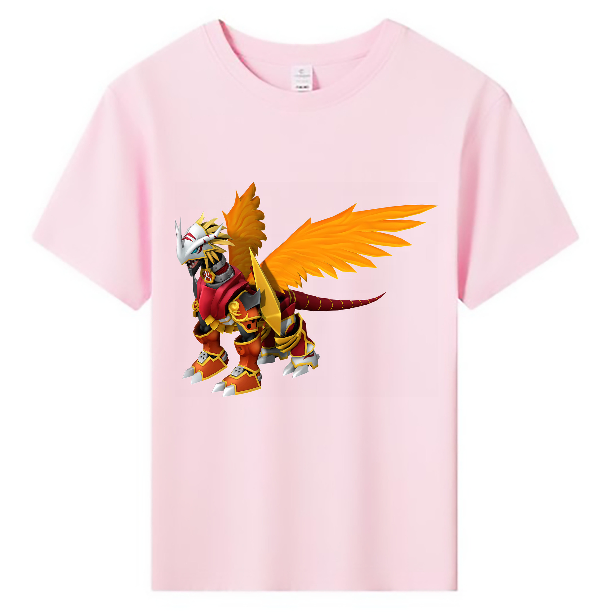 （画像用） Digimon デジタルモンスター/デジモン 綿100％キッズTシャツ（フロントプリント）