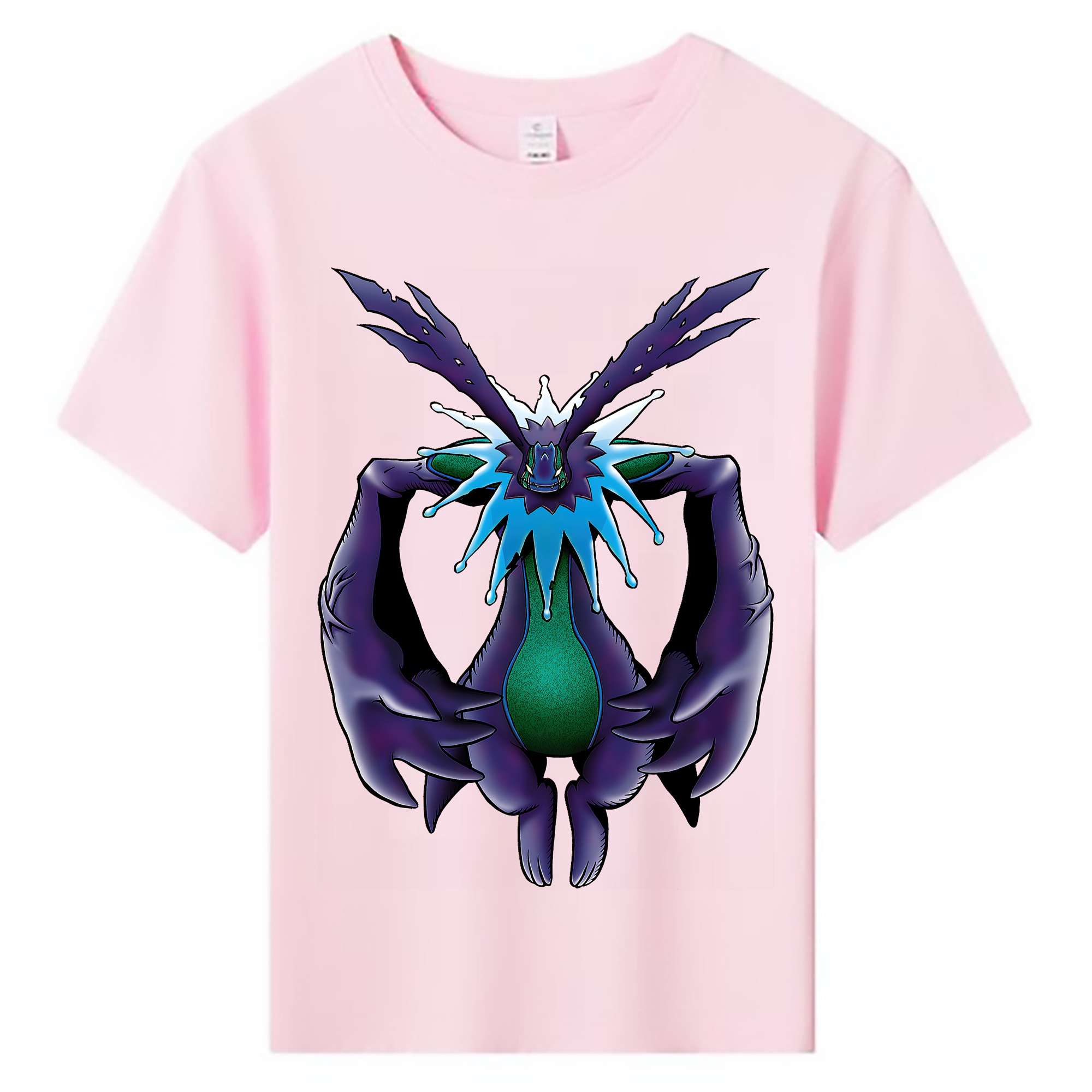 （画像用） Digimon デジタルモンスター/デジモン 綿100％キッズTシャツ（フロントプリント）