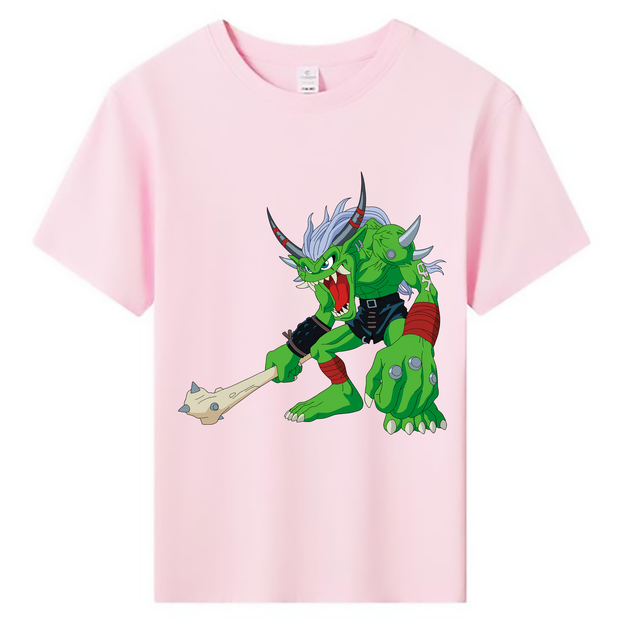 （画像用） Digimon デジタルモンスター/デジモン 綿100％キッズTシャツ（フロントプリント）